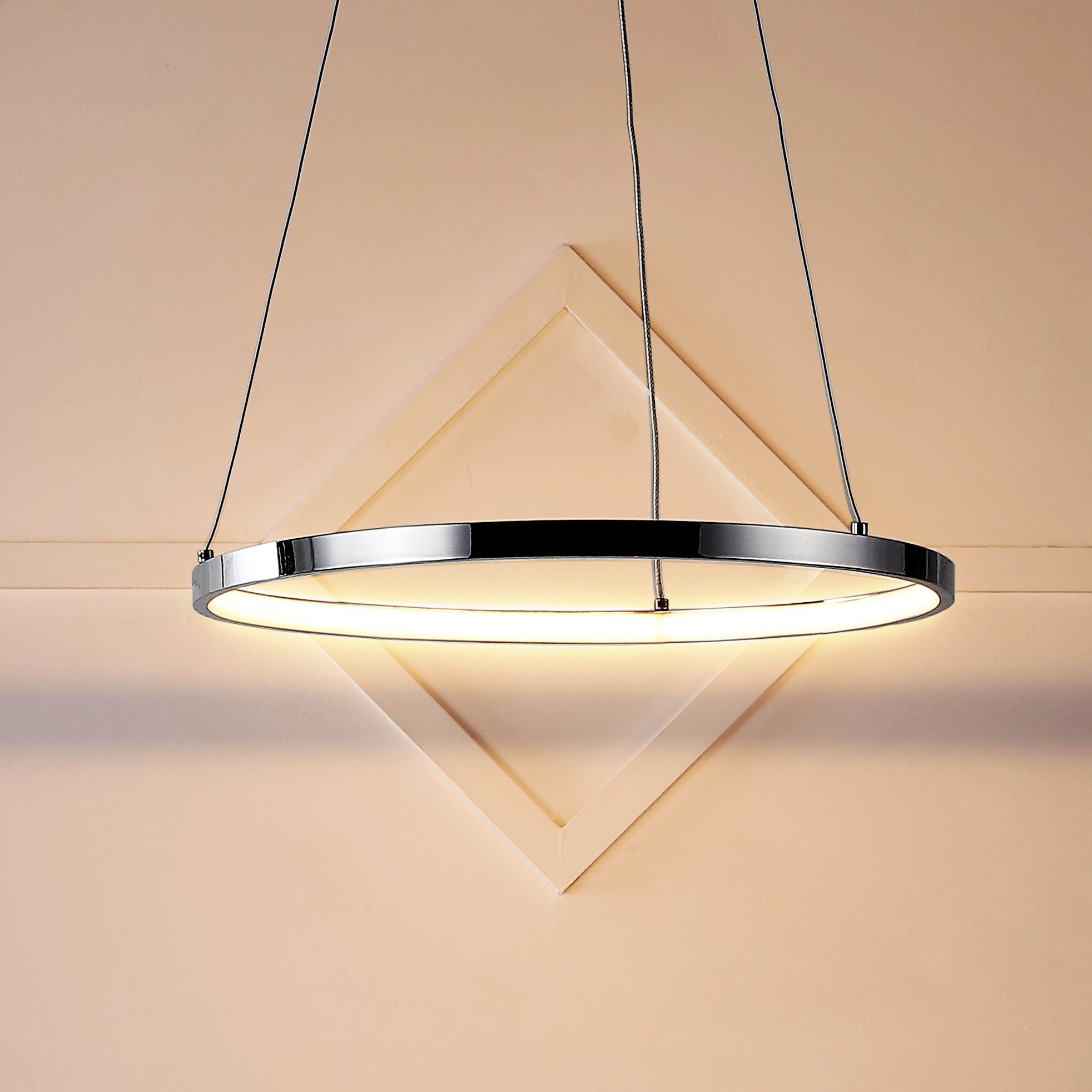 Bradley 1-Light Modern Contemporary Metal Round Integrated LED Pendant