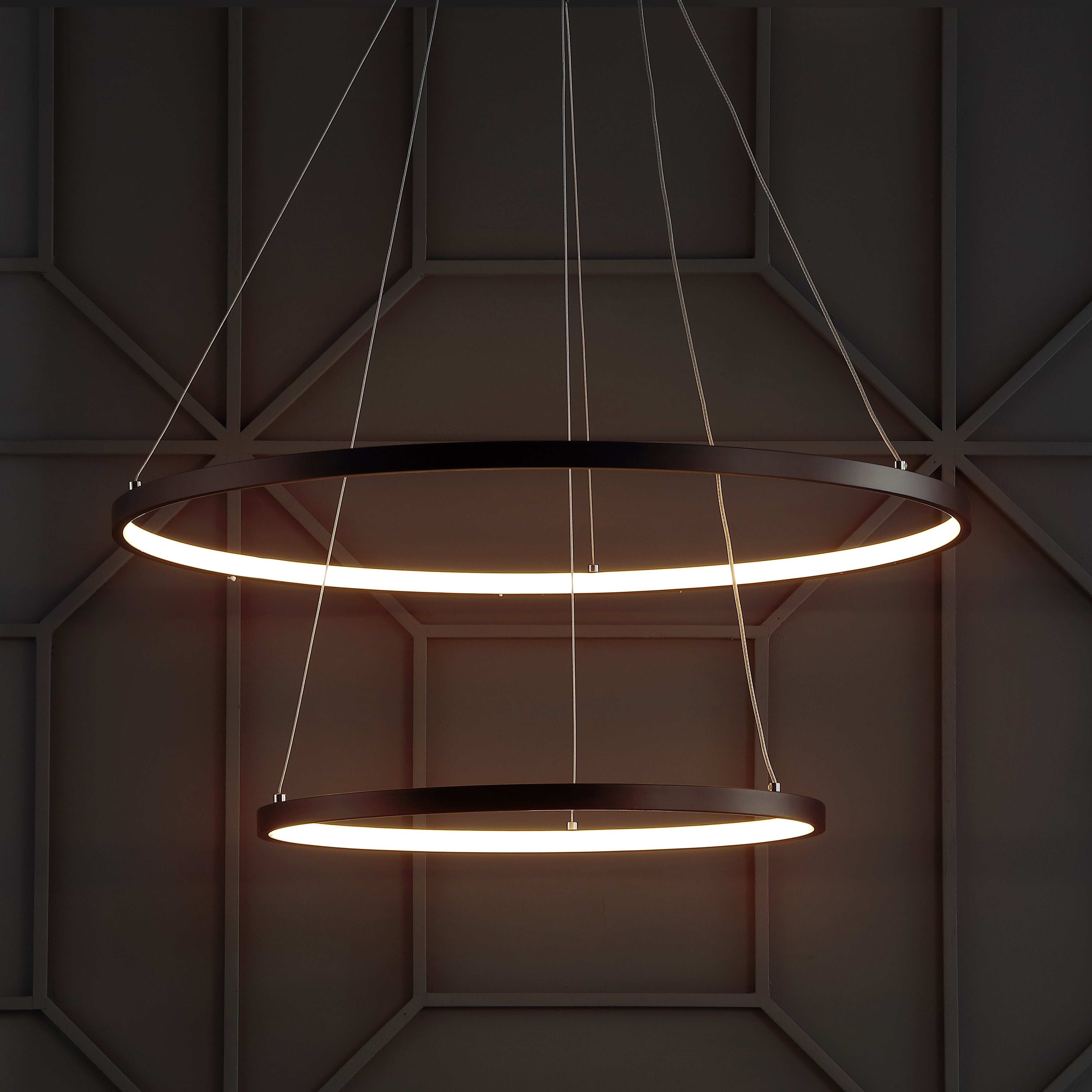 Brice Round Integrated LED Metal Pendant