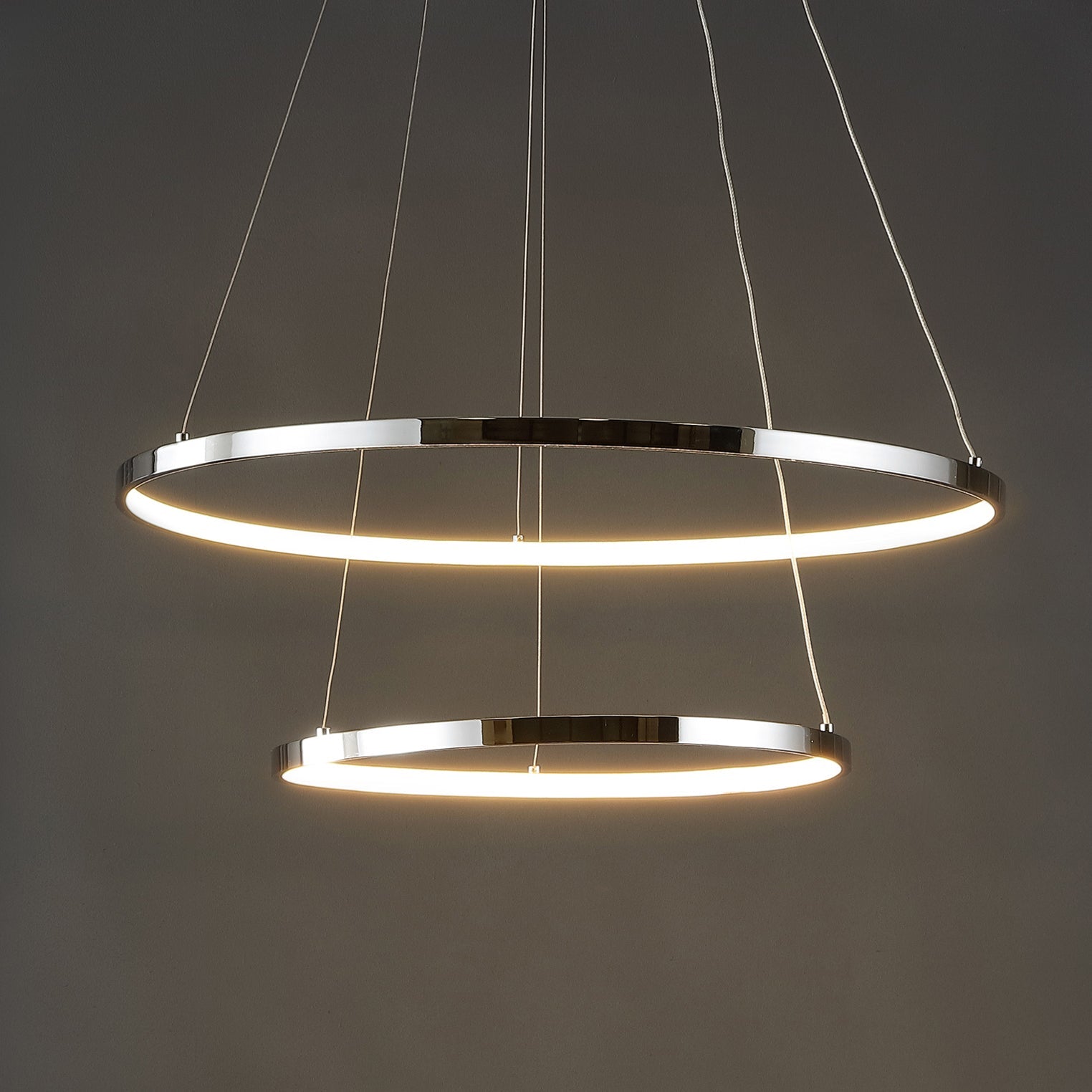 Brice 2-Light Modern Bohemian Iron Integrated LED Pendant