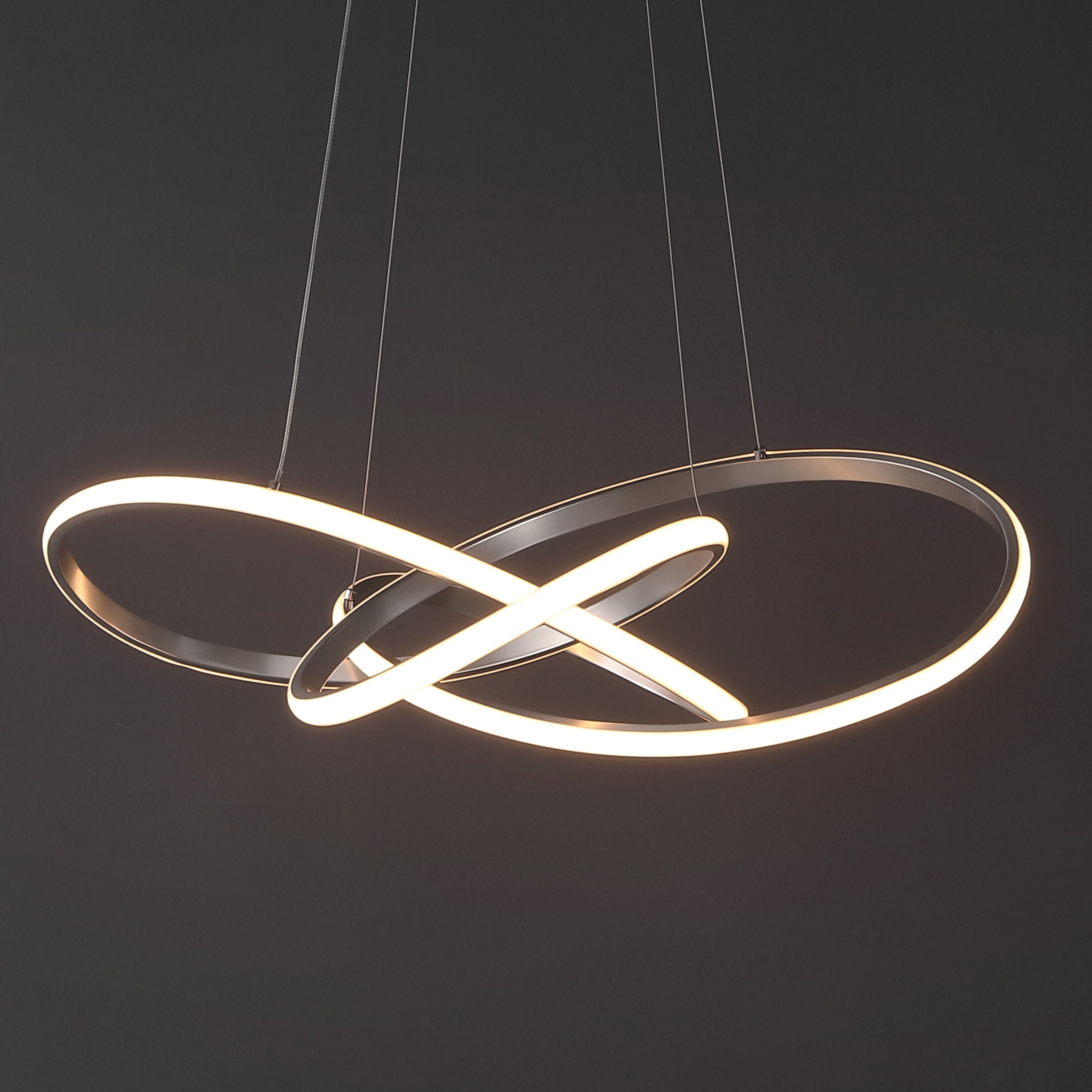 Alexia Abstract Integrated LED Metal Adjustable Pendant