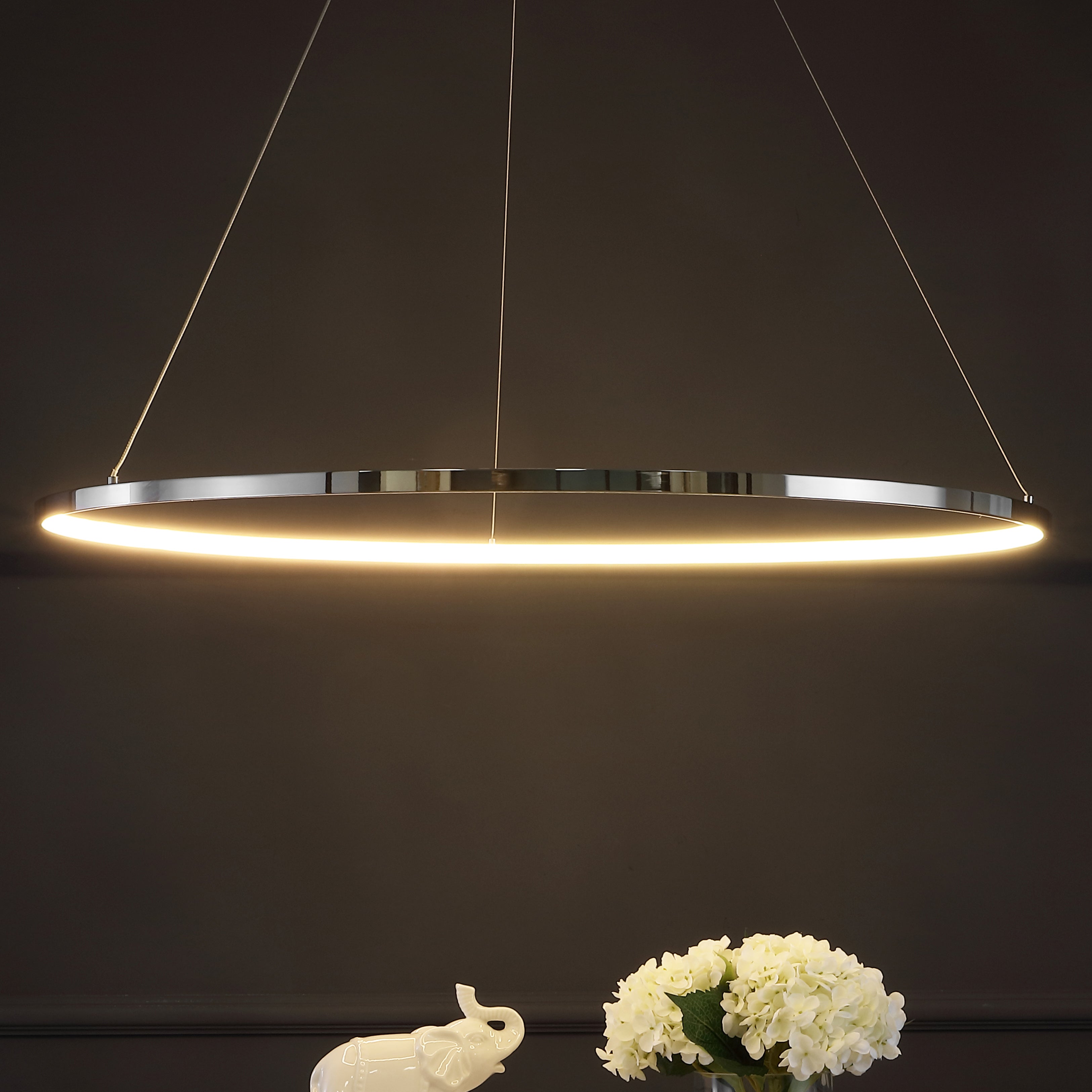Circulo Modern Bohemian Iron Integrated LED Pendant