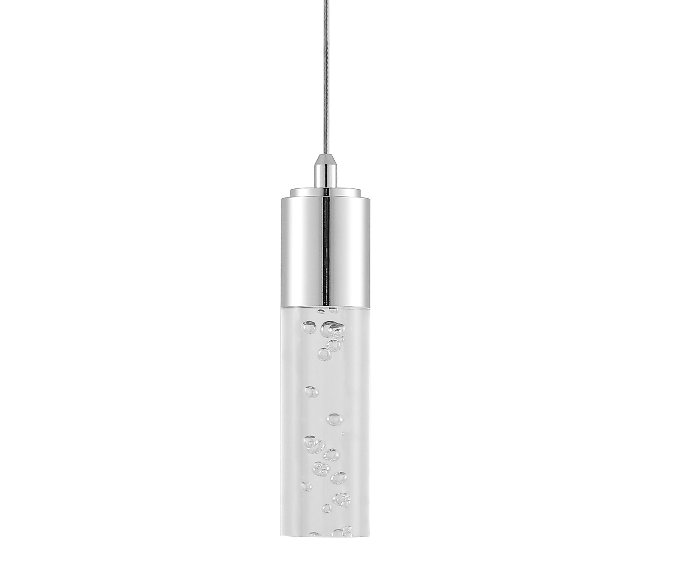Bolha 1-Light Bubble Acrylic/Iron Modern Minimalist Integrated LED Pendant