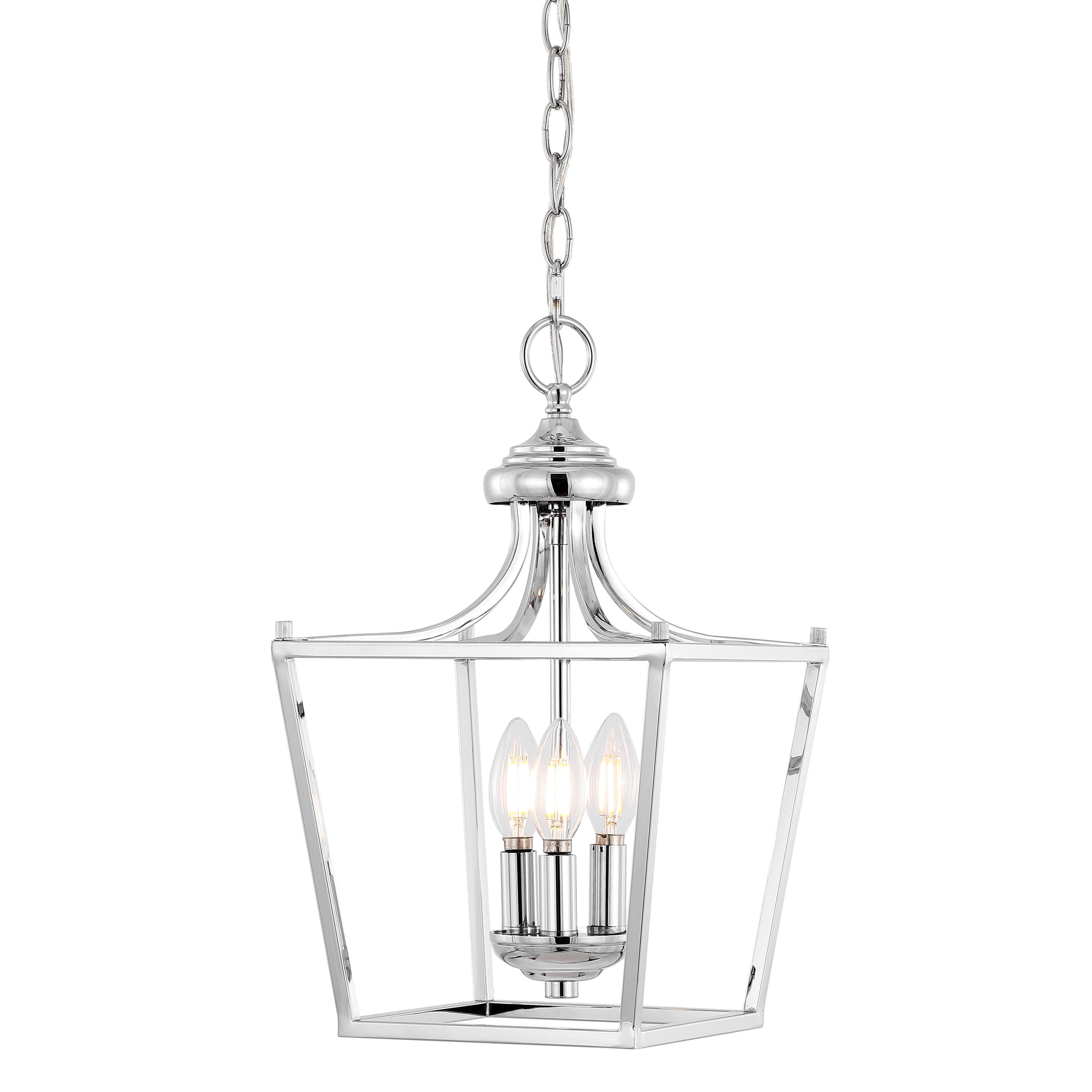 Camden 3-Light Iron Classic Midcentury Pendant Lantern