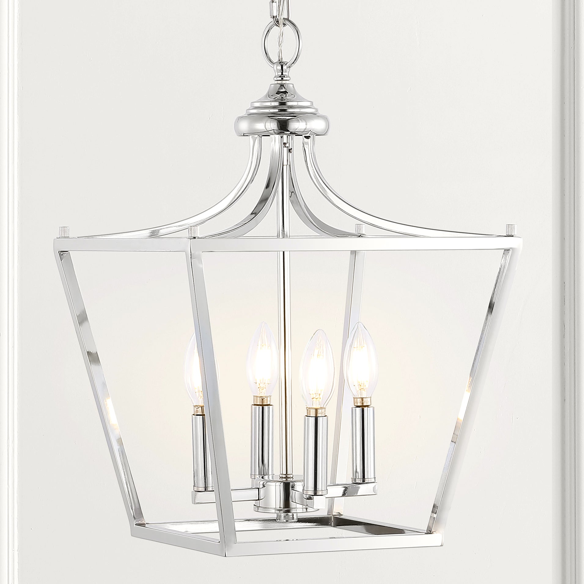 Camden 4-Light Iron Classic Midcentury Pendant Lantern