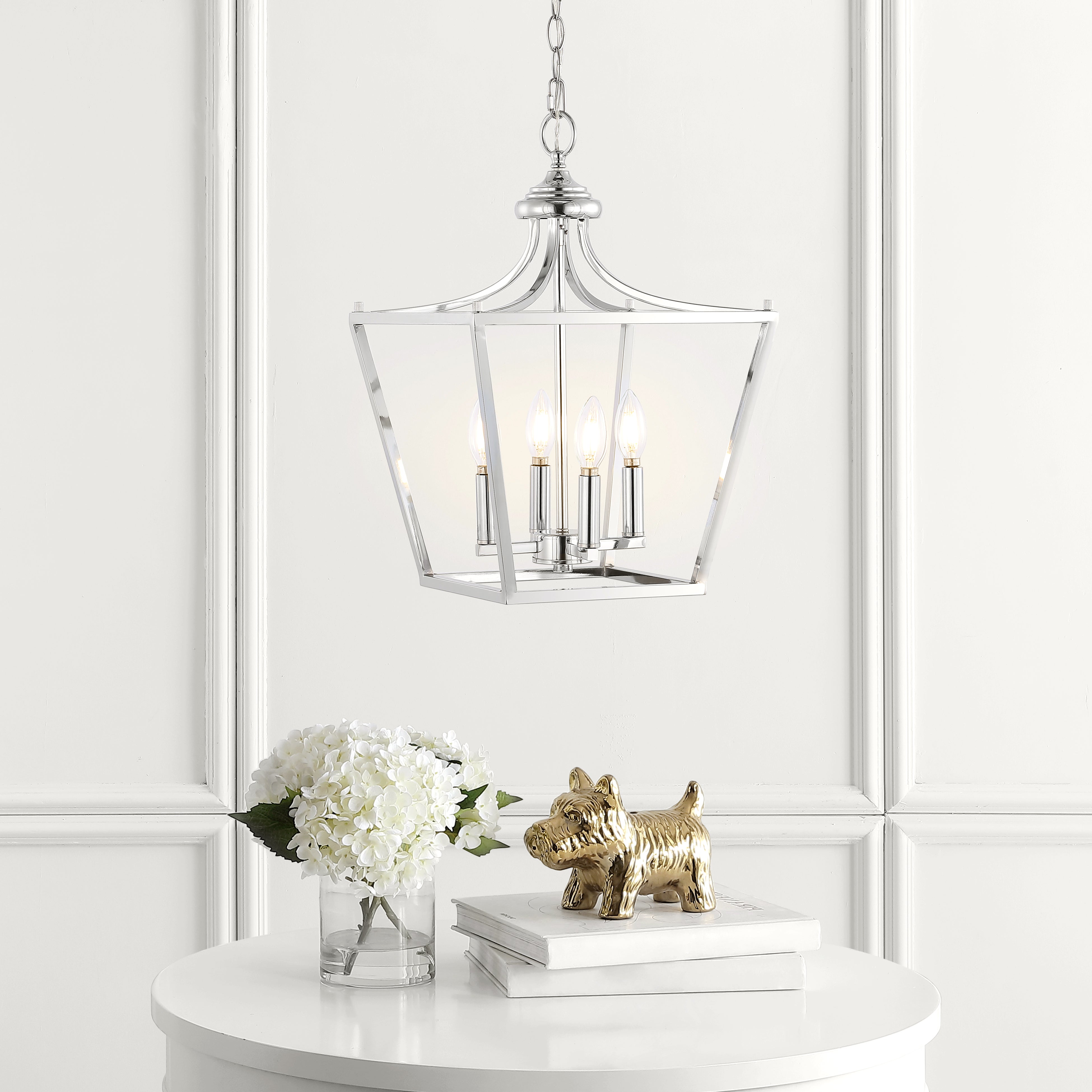 Camden 4-Light Iron Classic Midcentury Pendant Lantern