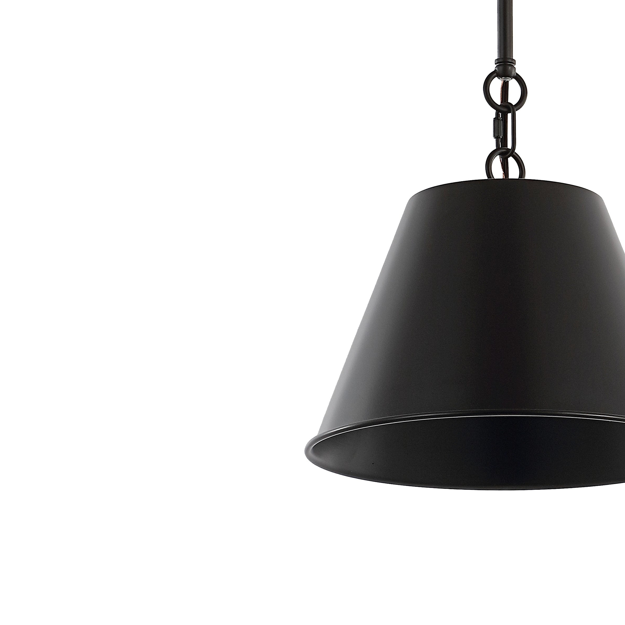 Harper 1-Light Industrial Farmhouse Iron LED Pendant