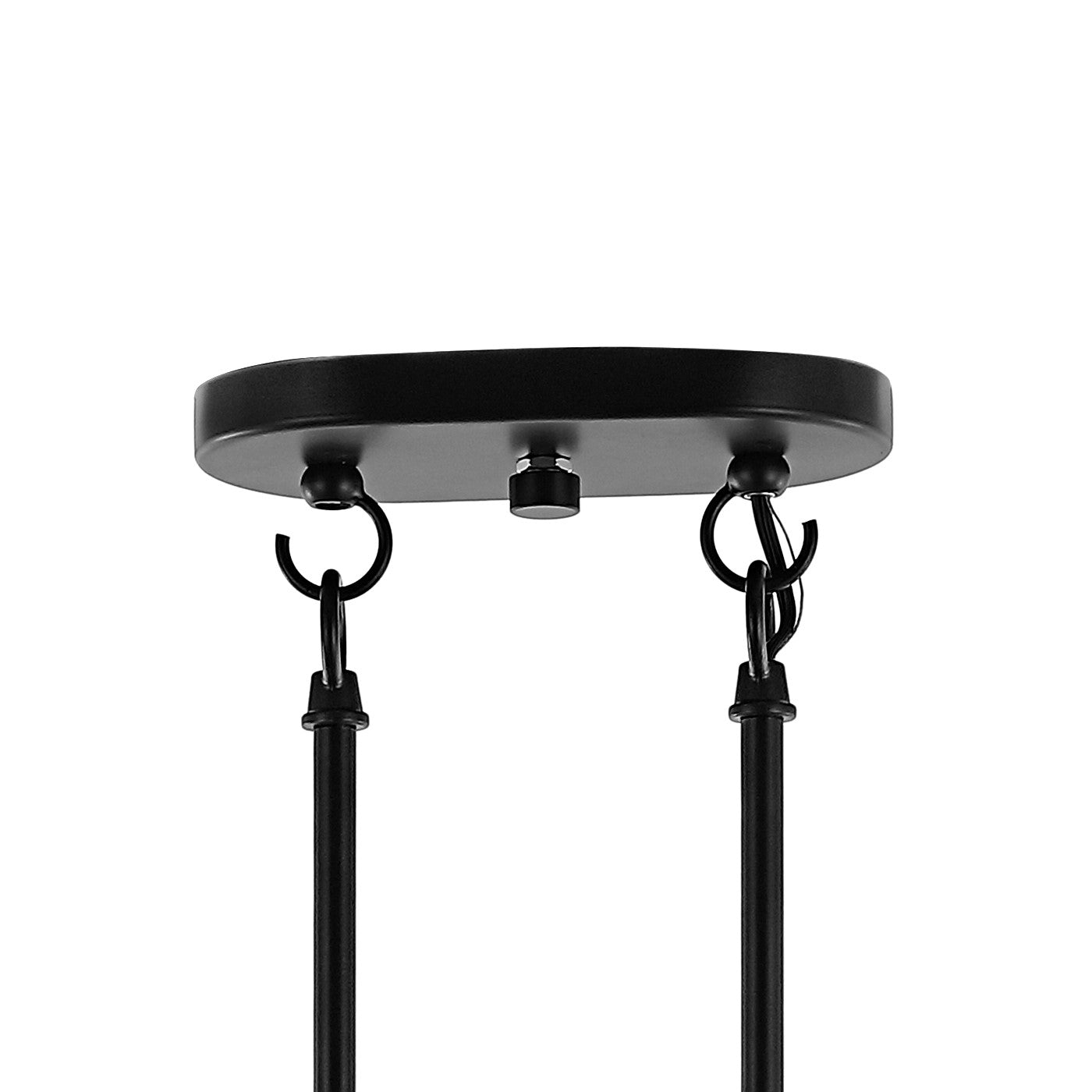 Caleb 3-Light Industrial Farmhouse Iron/Glass Linear LED Pendant