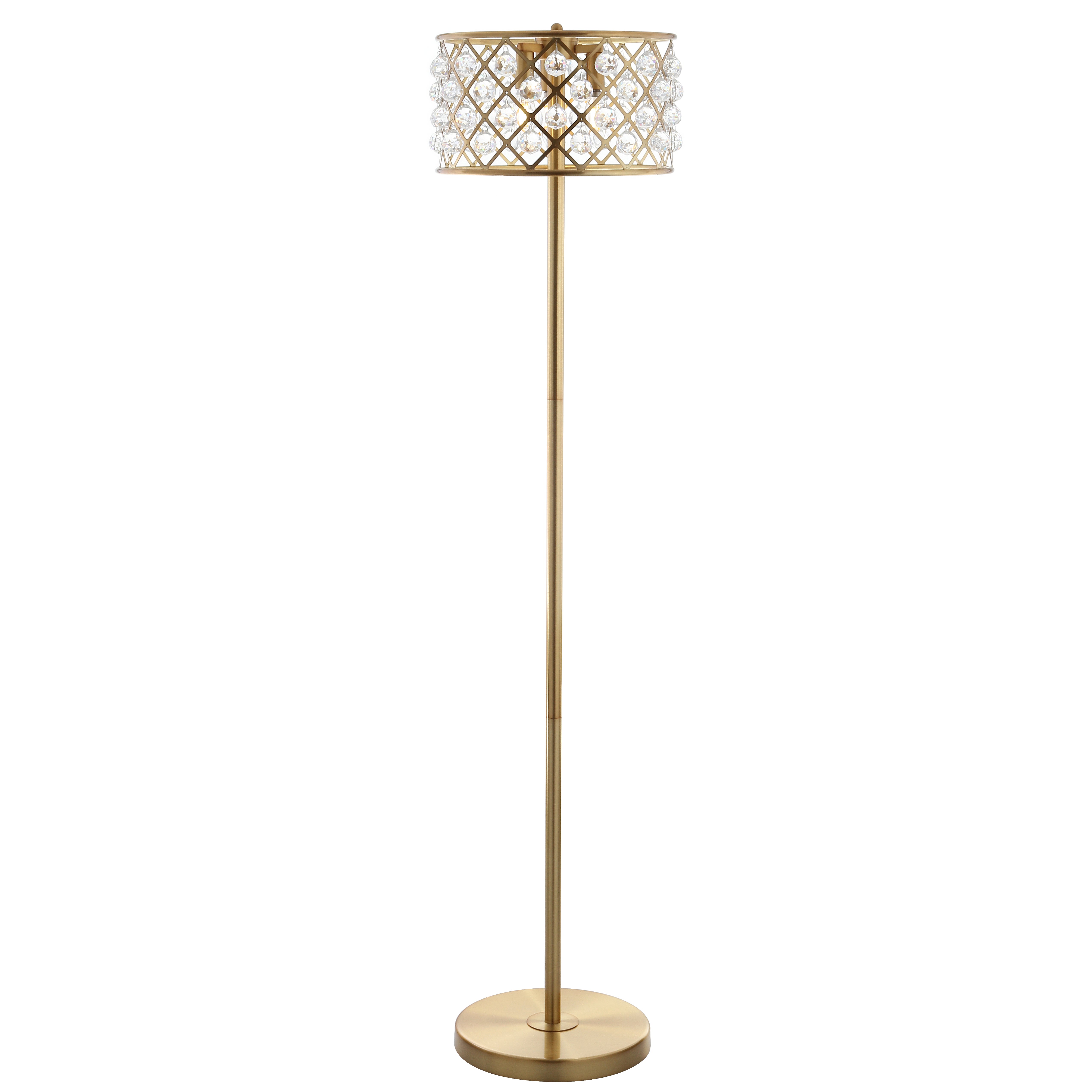 Elizabeth Crystal/Metal LED Floor Lamp