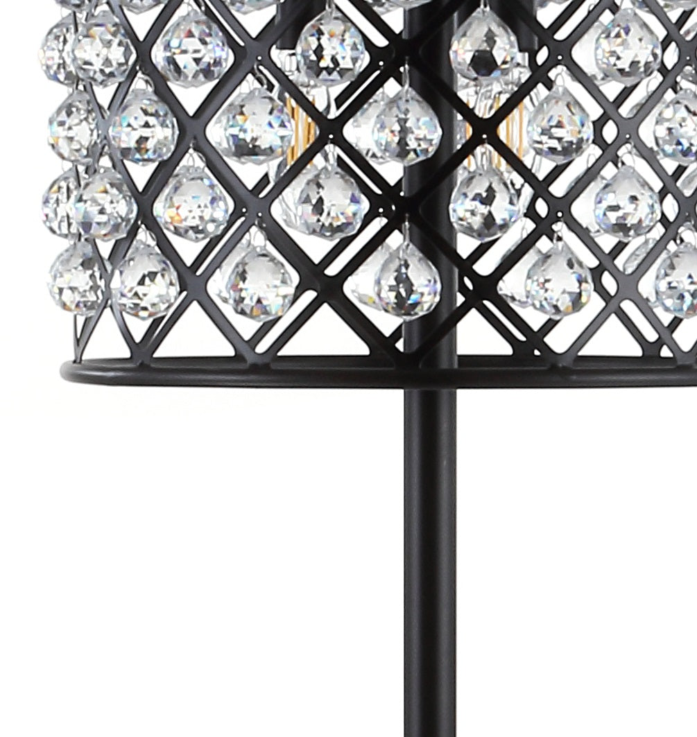 Elizabeth Crystal/Metal LED Floor Lamp