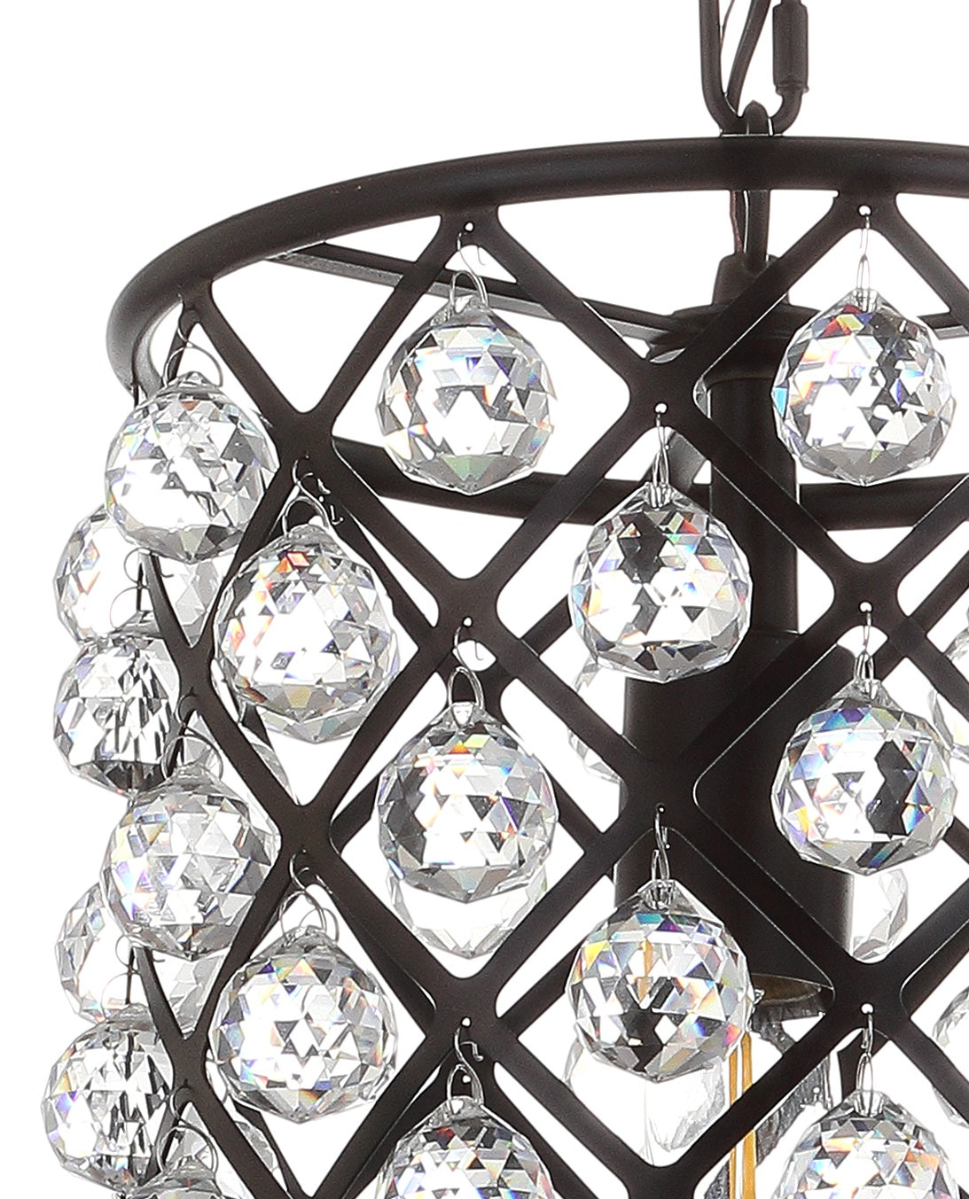Gabrielle Crystal/Metal LED Pendant