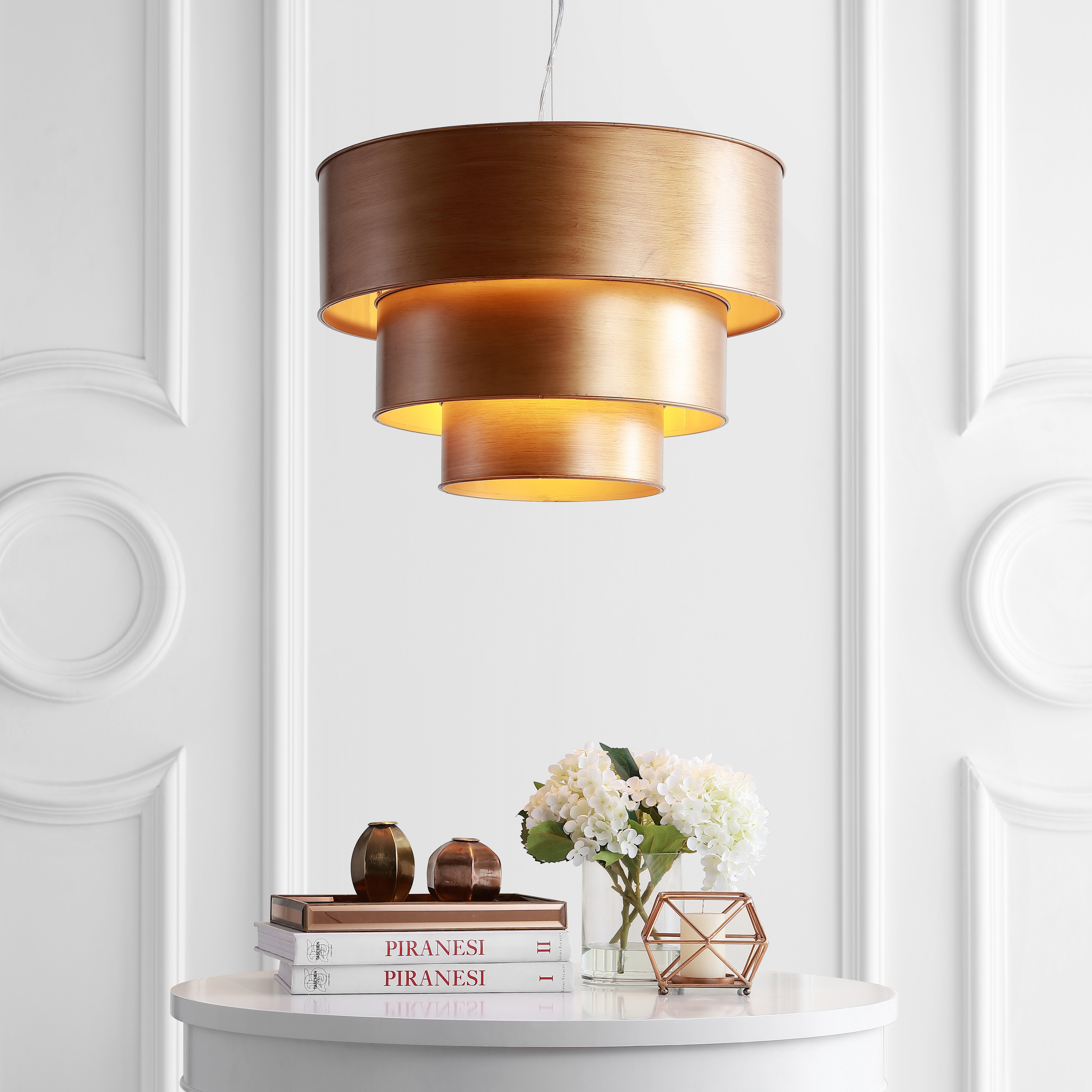Lynn 3-Tier Metal LED Pendant