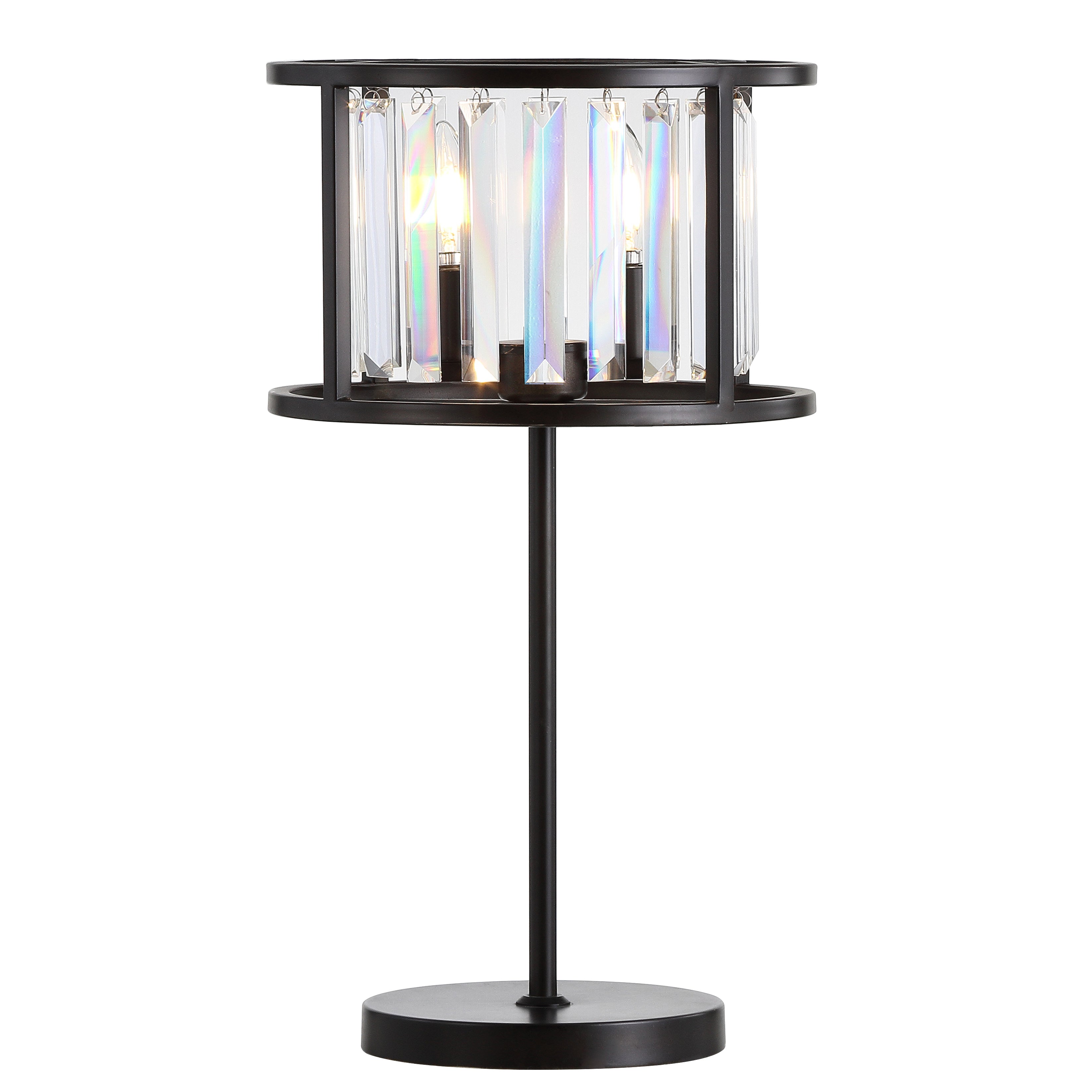 Bevin Metal/Crystal LED Table Lamp