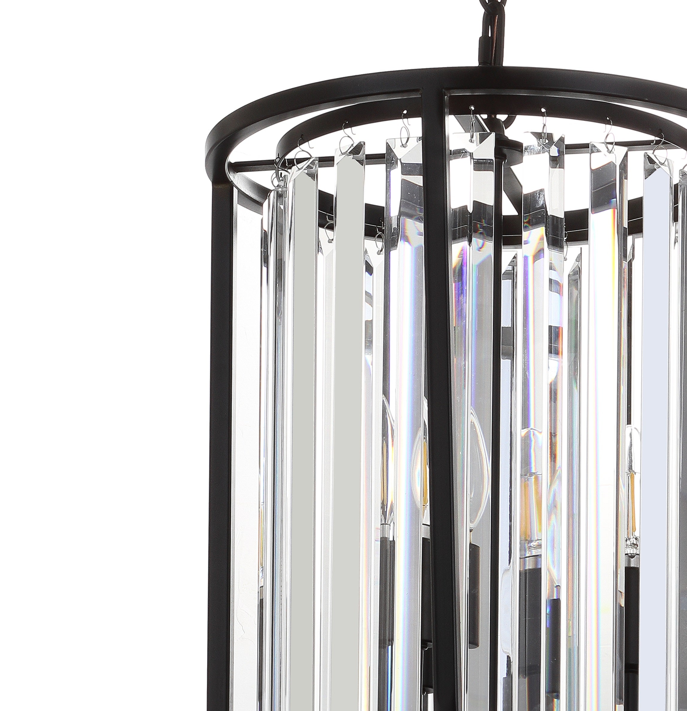 Bevin Metal/Crystal LED Pendant