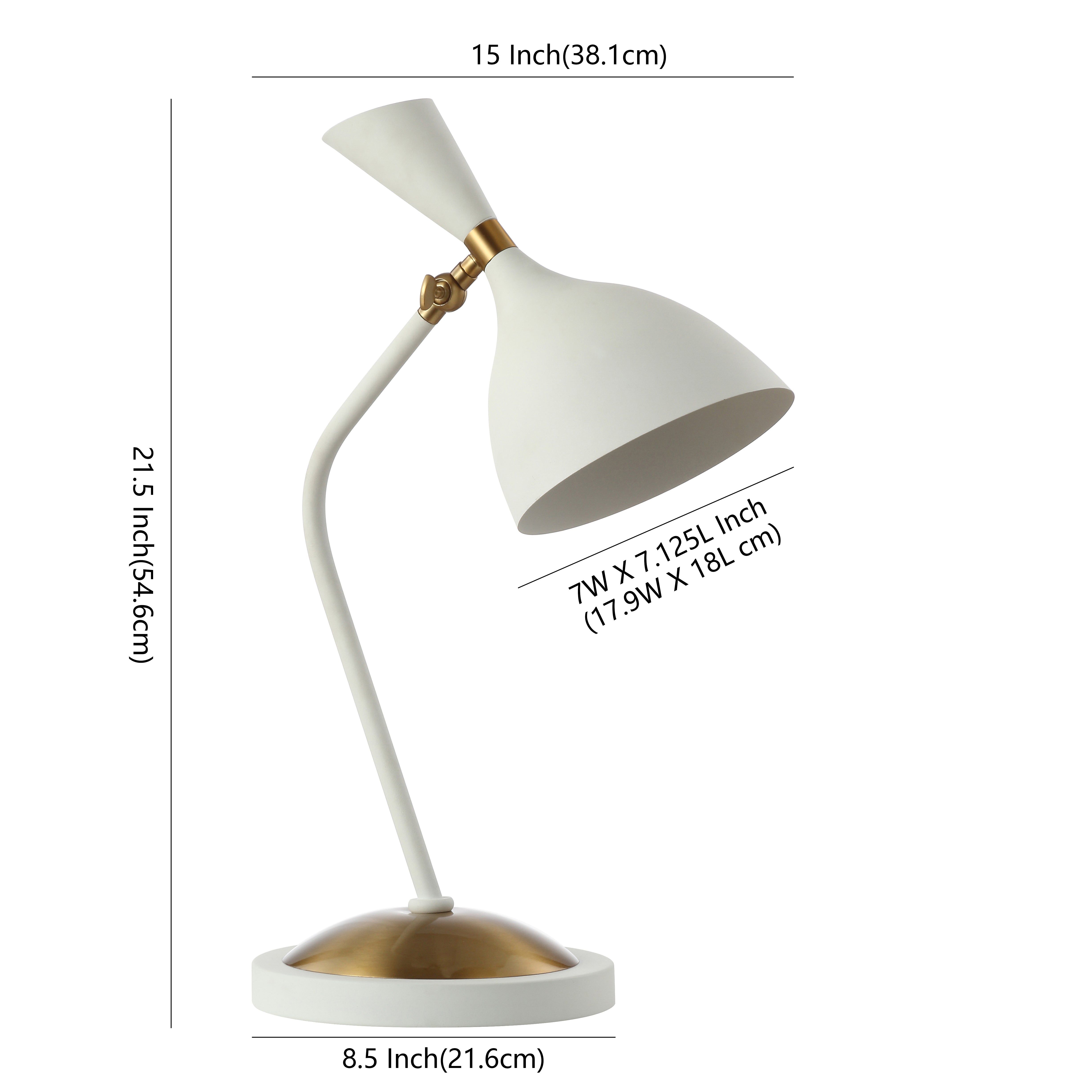 Albert Iron Retro Mid-Century LED Table Lamp