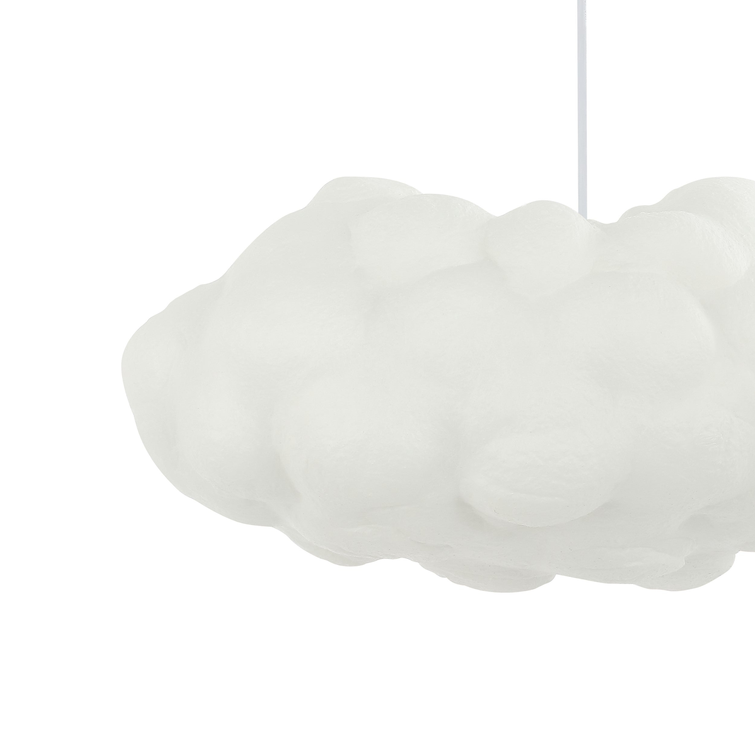 Zephyr 2-Light Modern Contemporary Silk LED Cloud Pendant