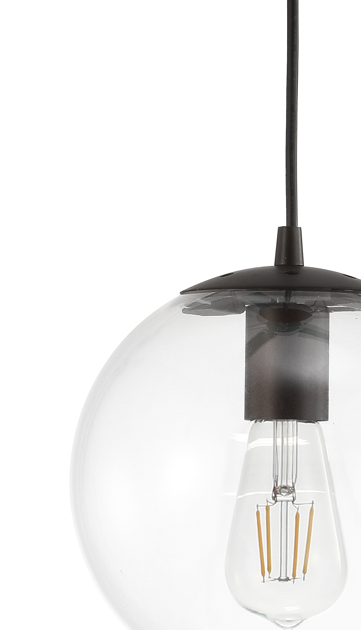 Bleecker Metal/Glass Globe LED Pendant