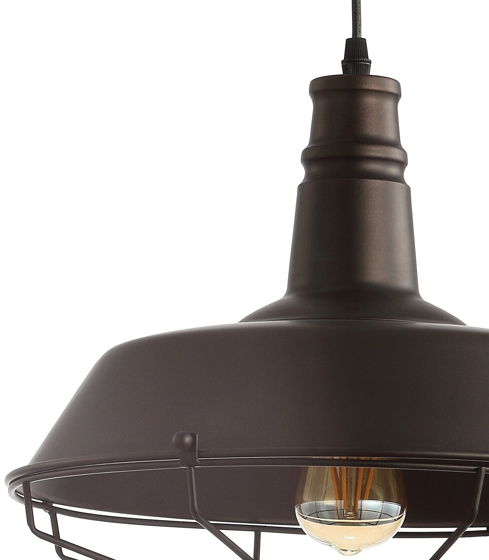 Farmhouse Adjustable Industrial Metal LED Pendant