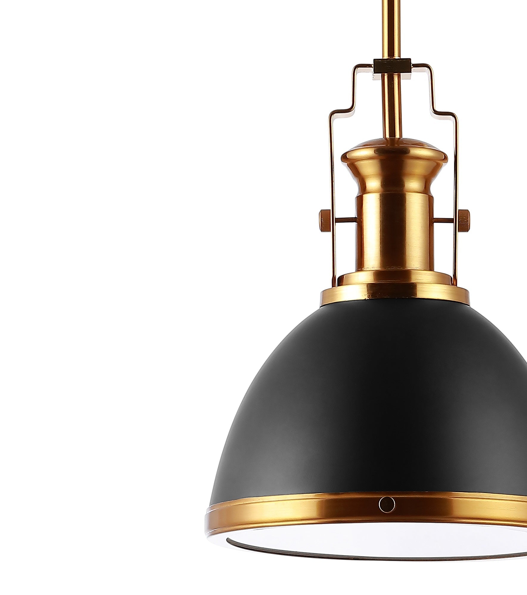 Homer 1-Light Modern Industrial Iron LED Dome Pendant