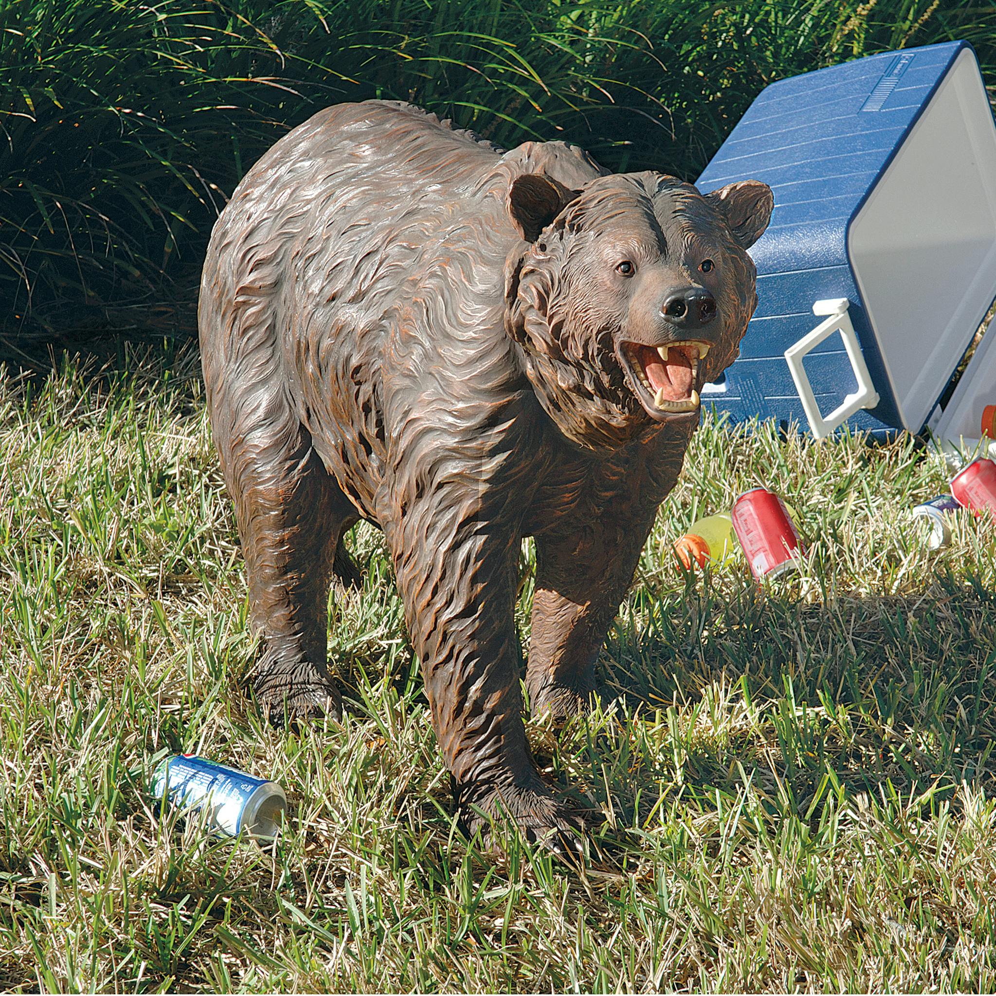Grand-Scale Brown Bear Garden Sculpture