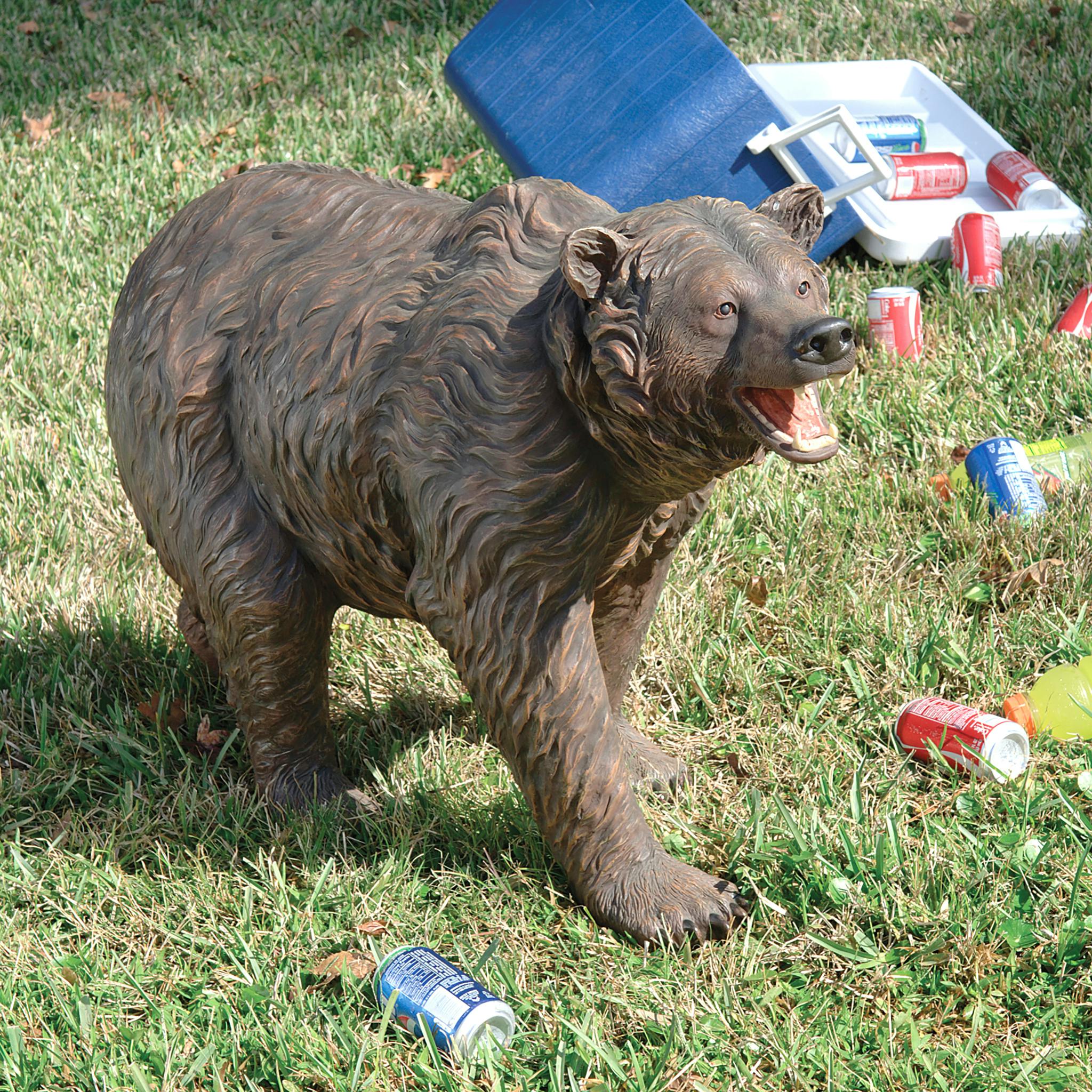 Grand-Scale Brown Bear Garden Sculpture