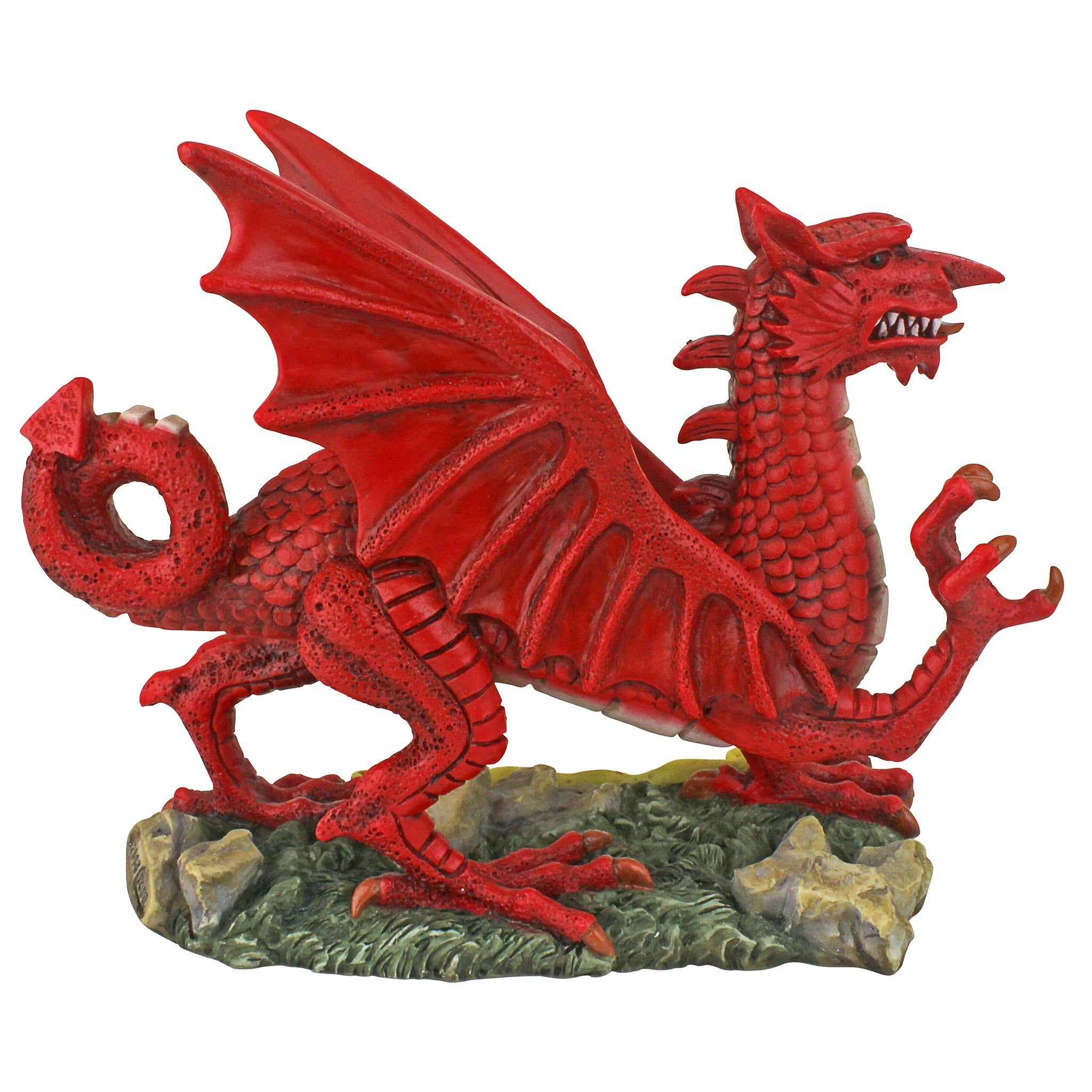 The Red Welsh Dragon Statue Collection: Desktop