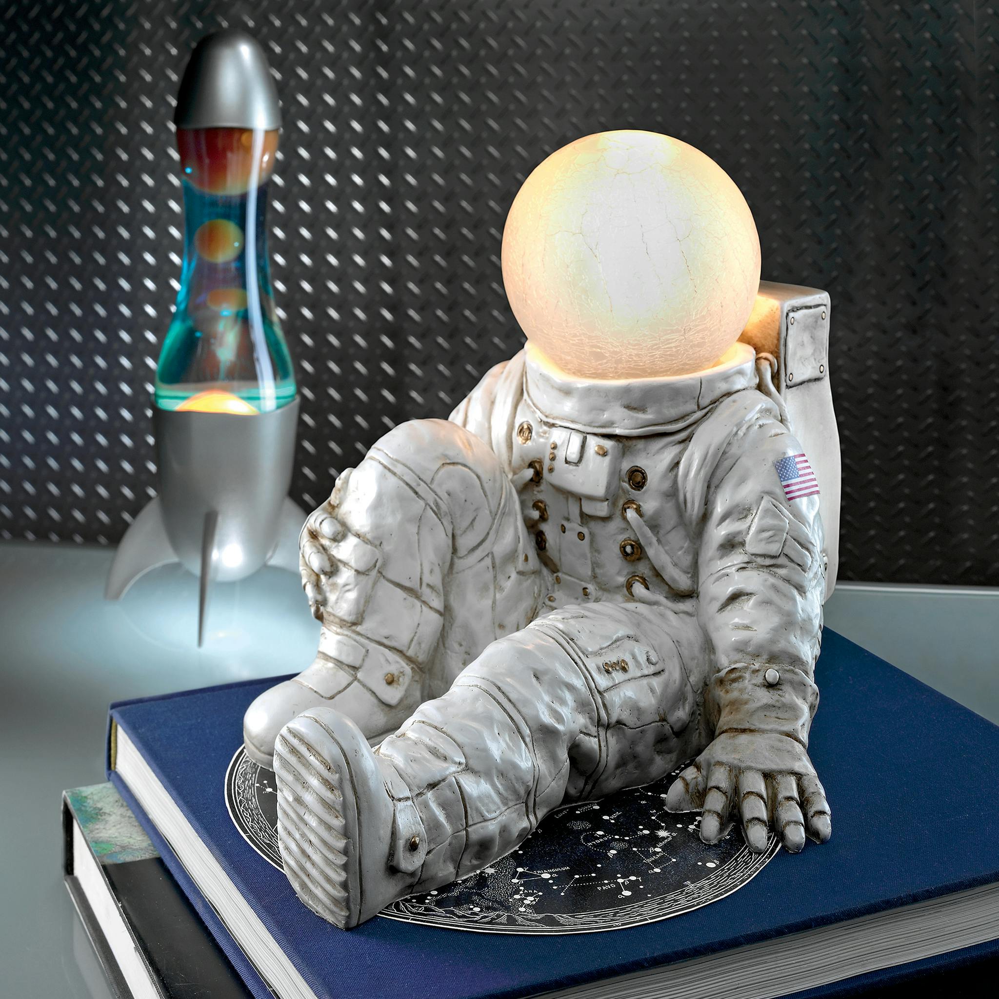 Astronaut at Ease Lighted Sculpture