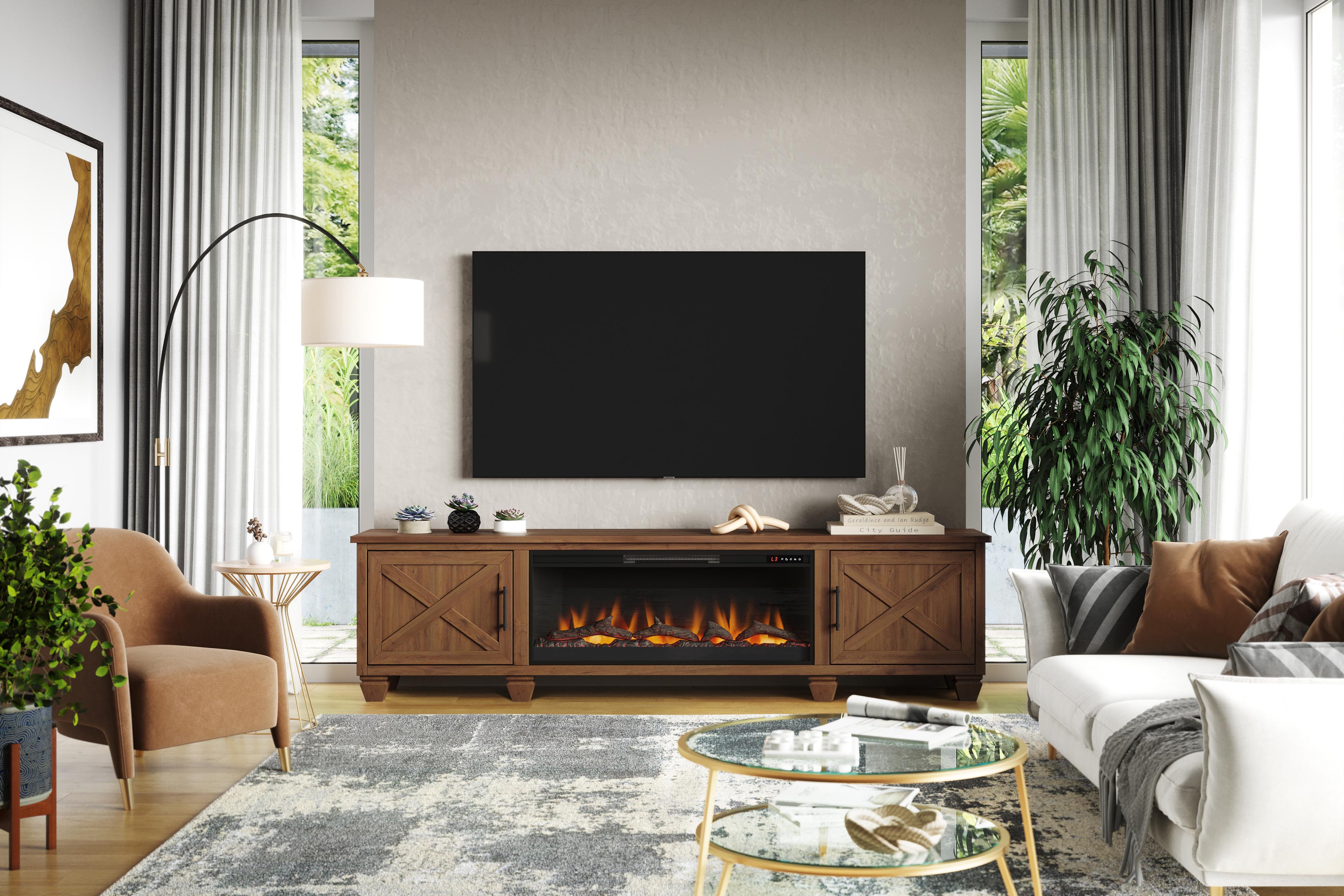 95" Liberty Fireplace TV Stand