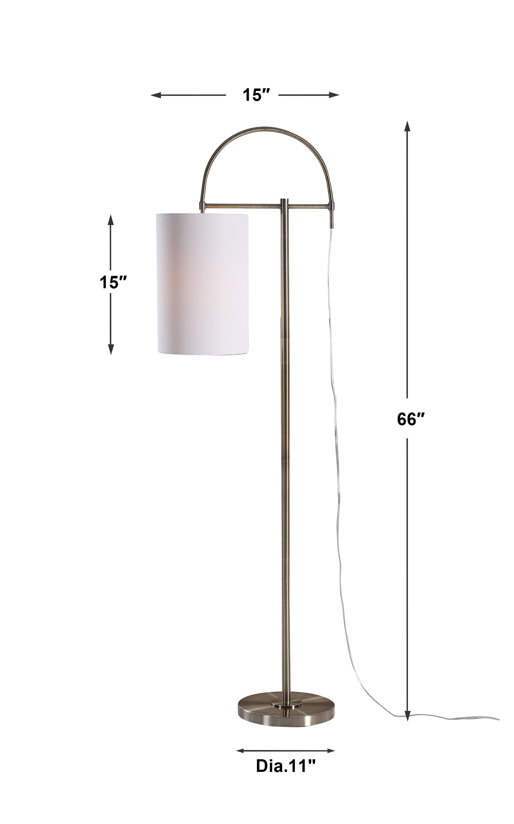 Meridian Floor Lamp By Uttermost