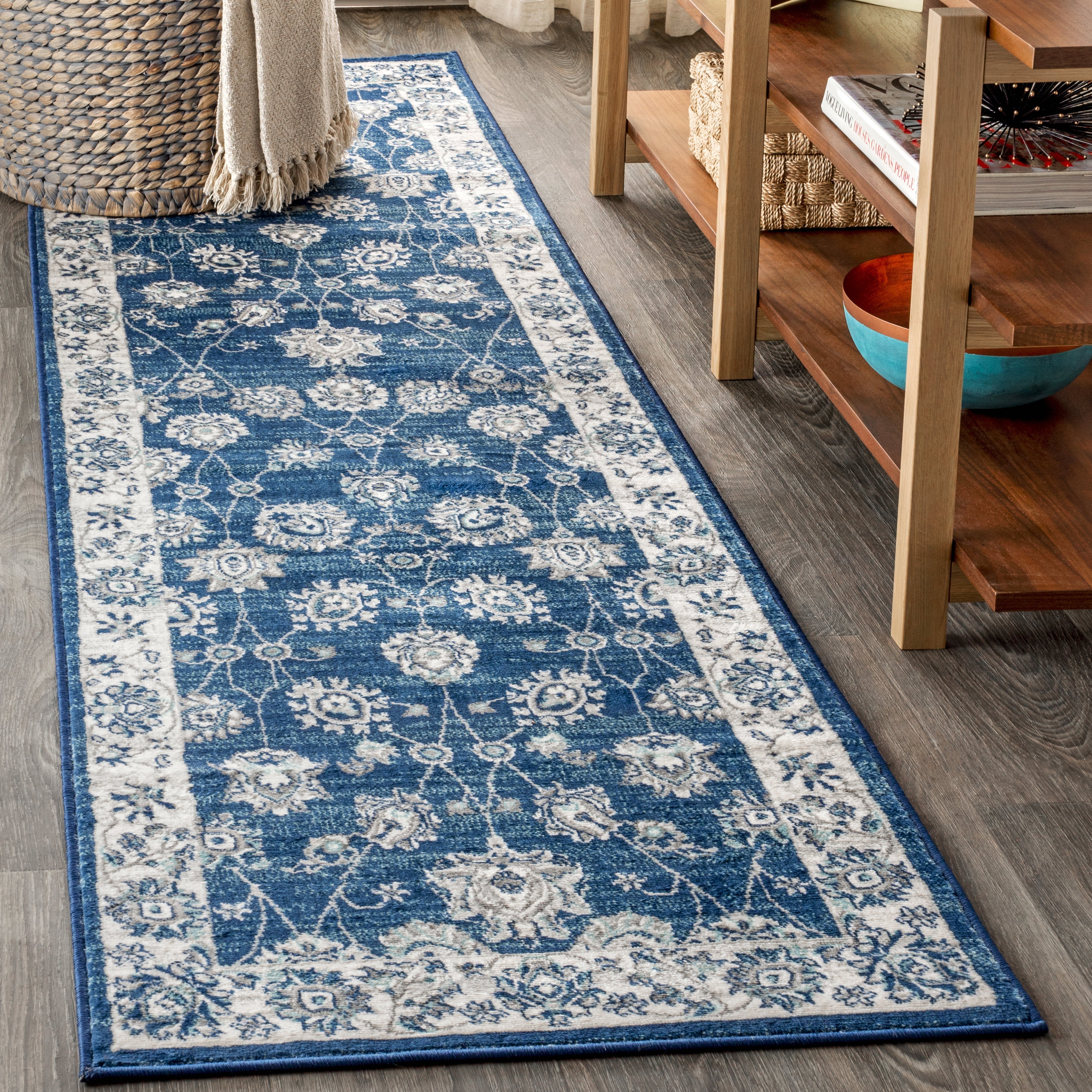 Modern Persian Vintage Moroccan Traditional Runner Rug