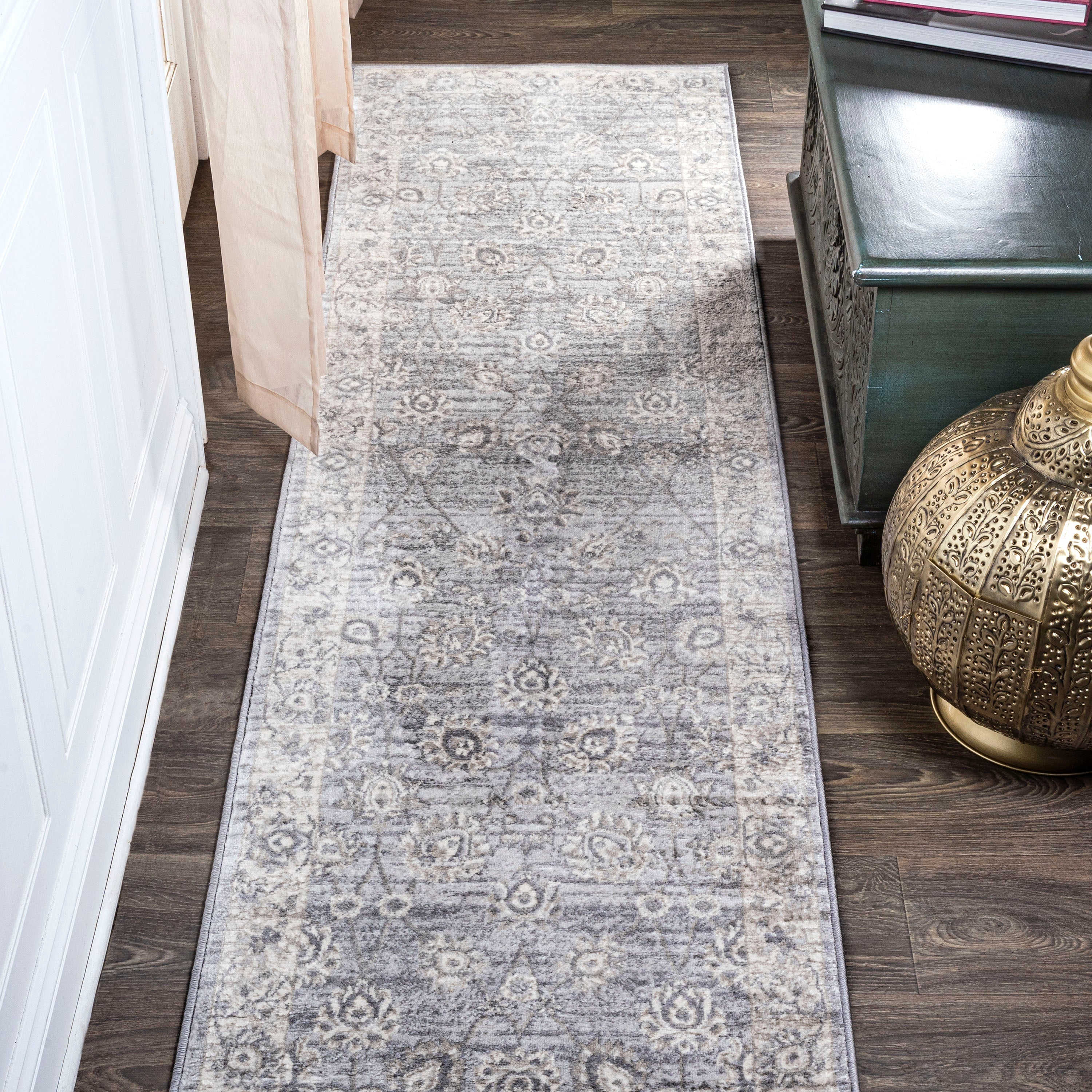 Modern Persian Vintage Moroccan Traditional Runner Rug