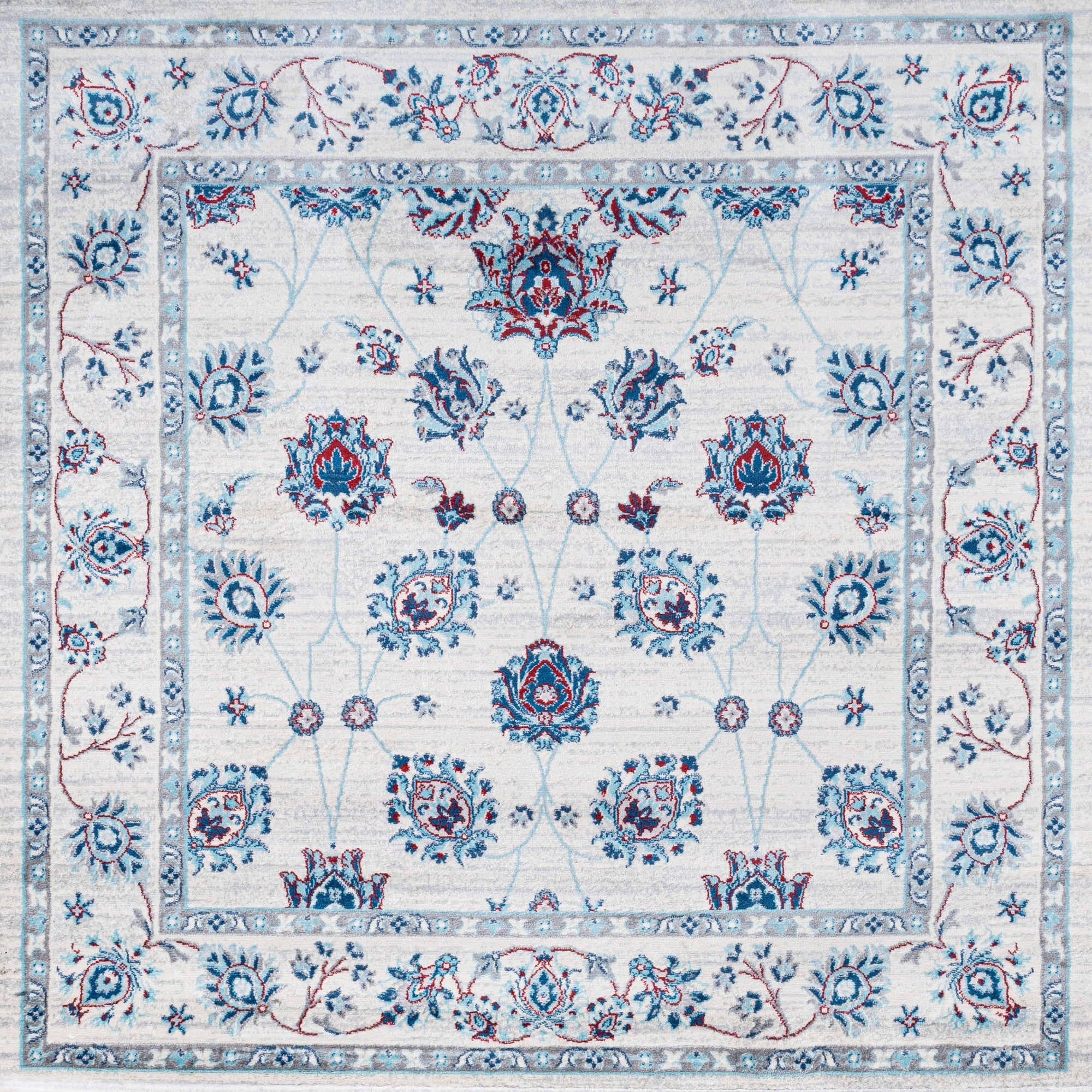 Modern Persian Vintage Moroccan Traditional Square Area Rug