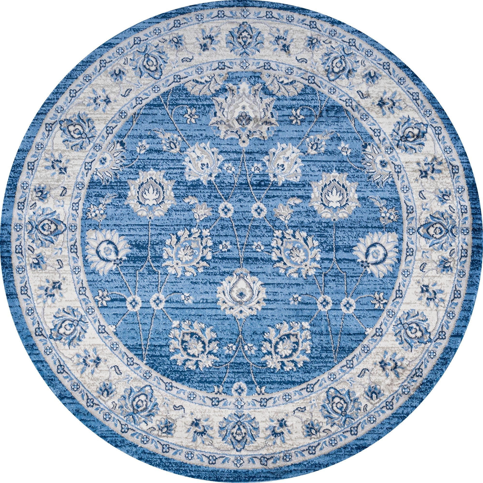 Modern Persian Vintage Moroccan Traditional Round Area Rug