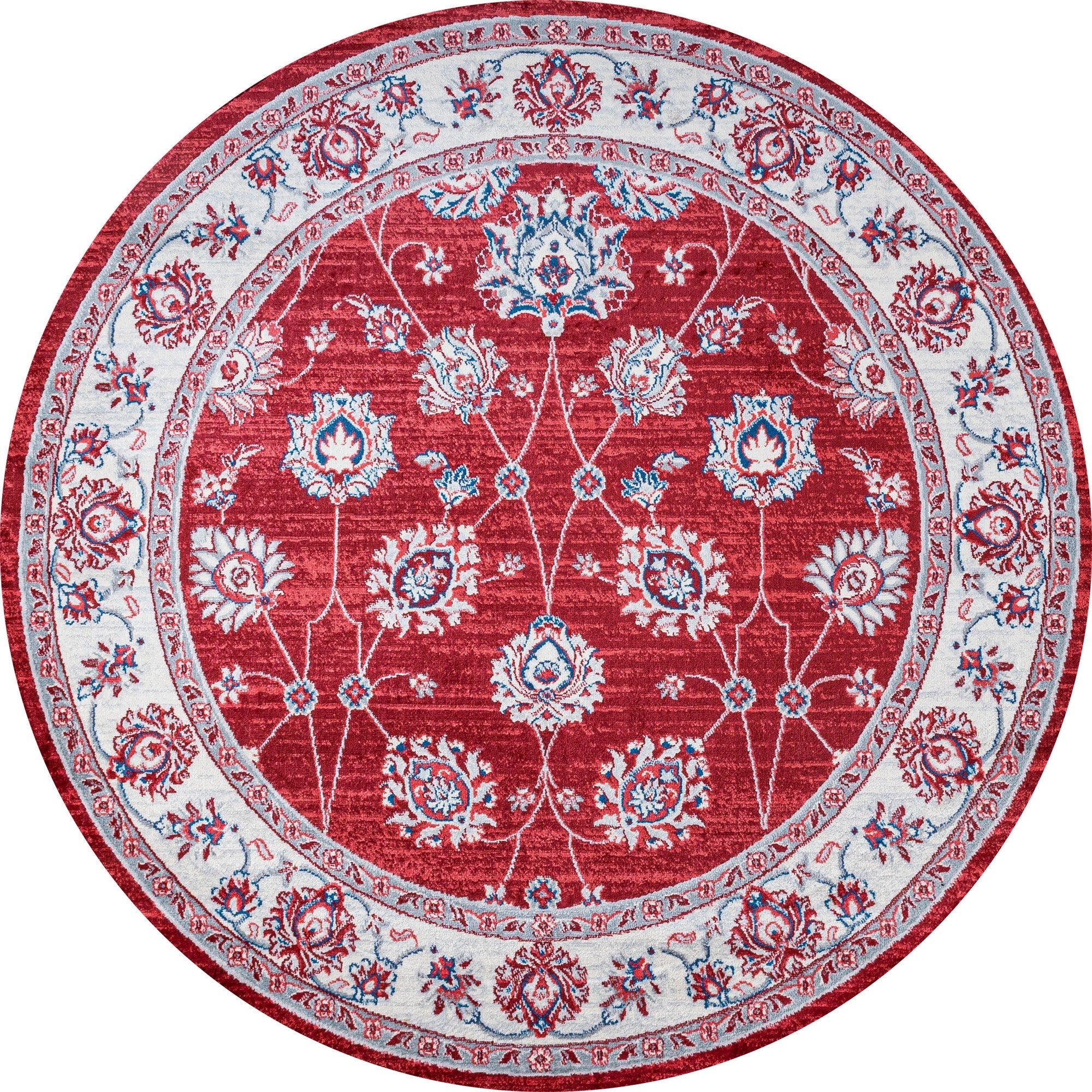 Modern Persian Vintage Moroccan Traditional Round Area Rug