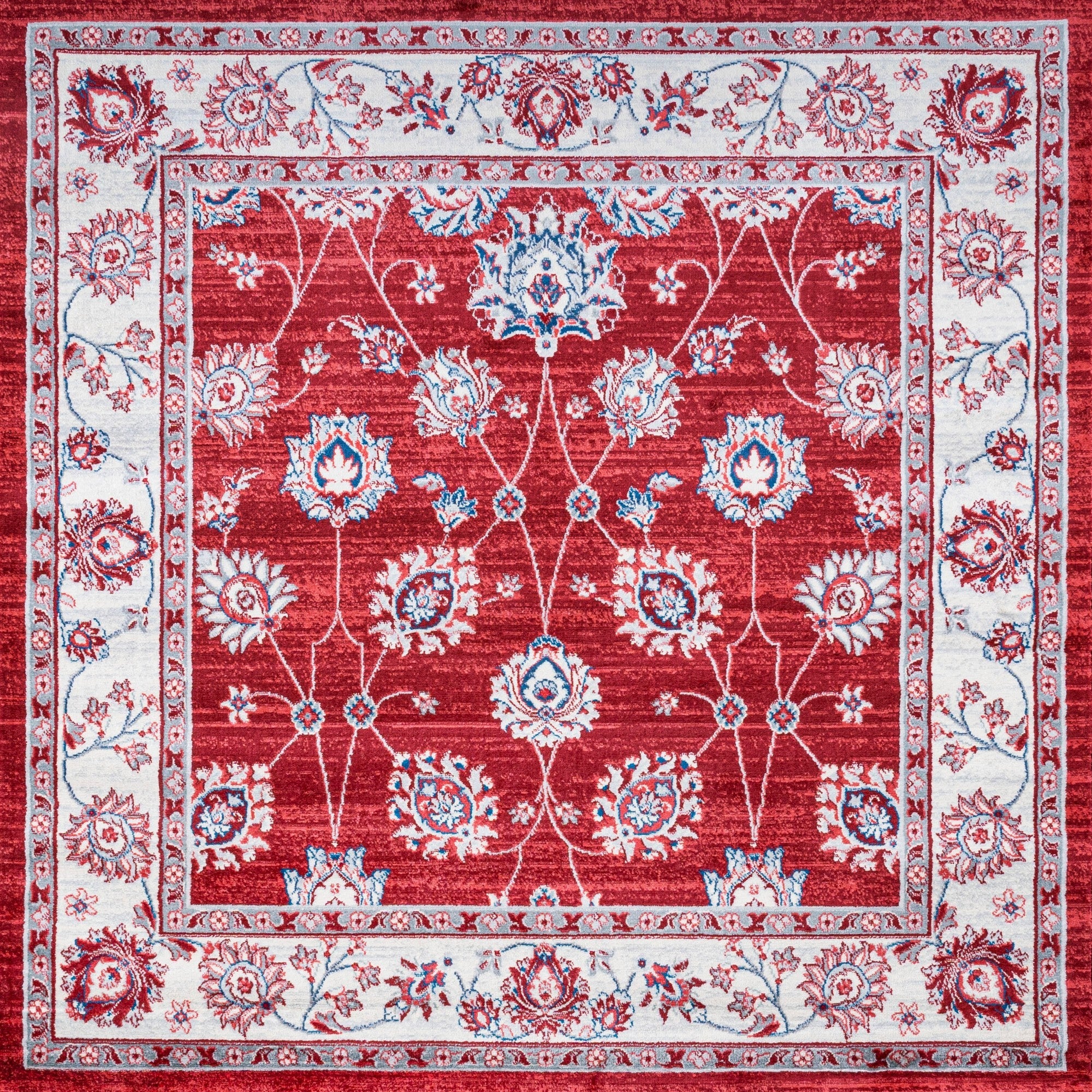 Modern Persian Vintage Moroccan Traditional Square Area Rug