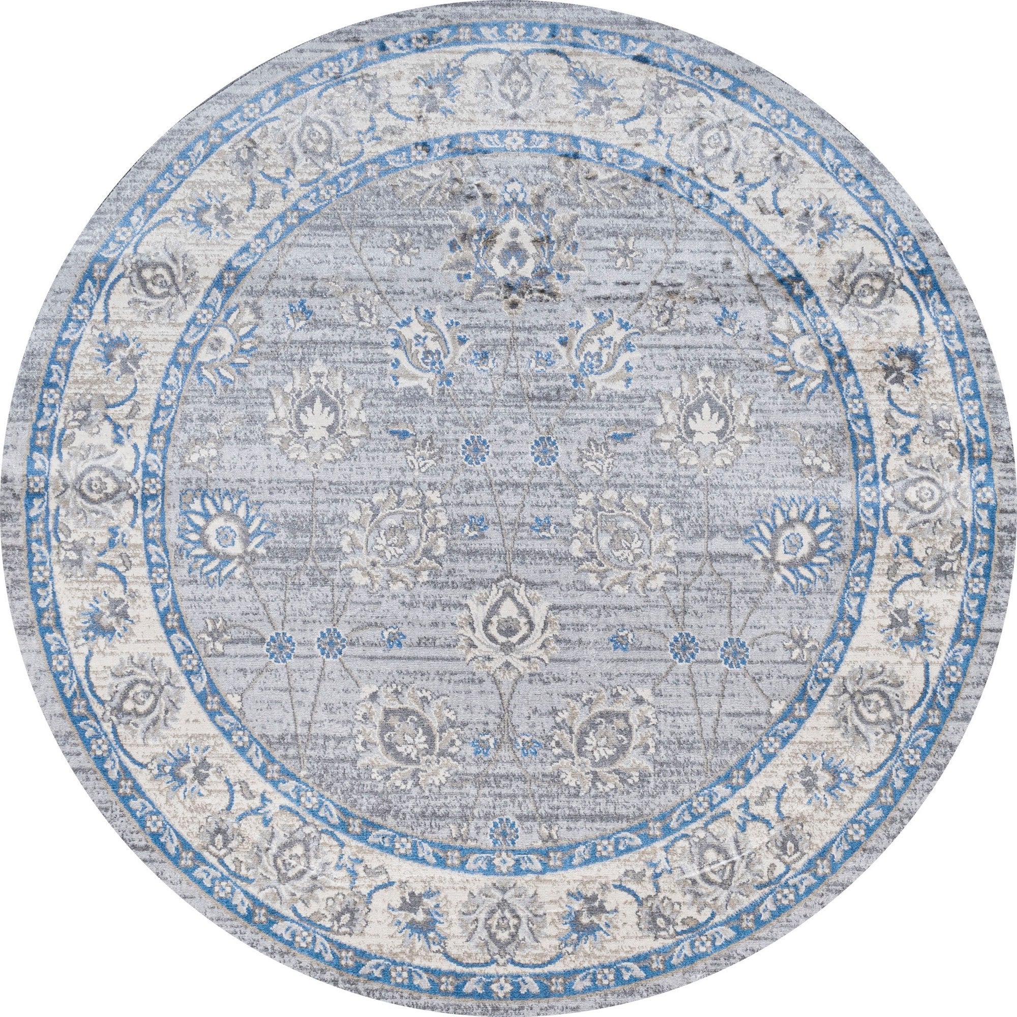 Modern Persian Vintage Moroccan Traditional Round Area Rug