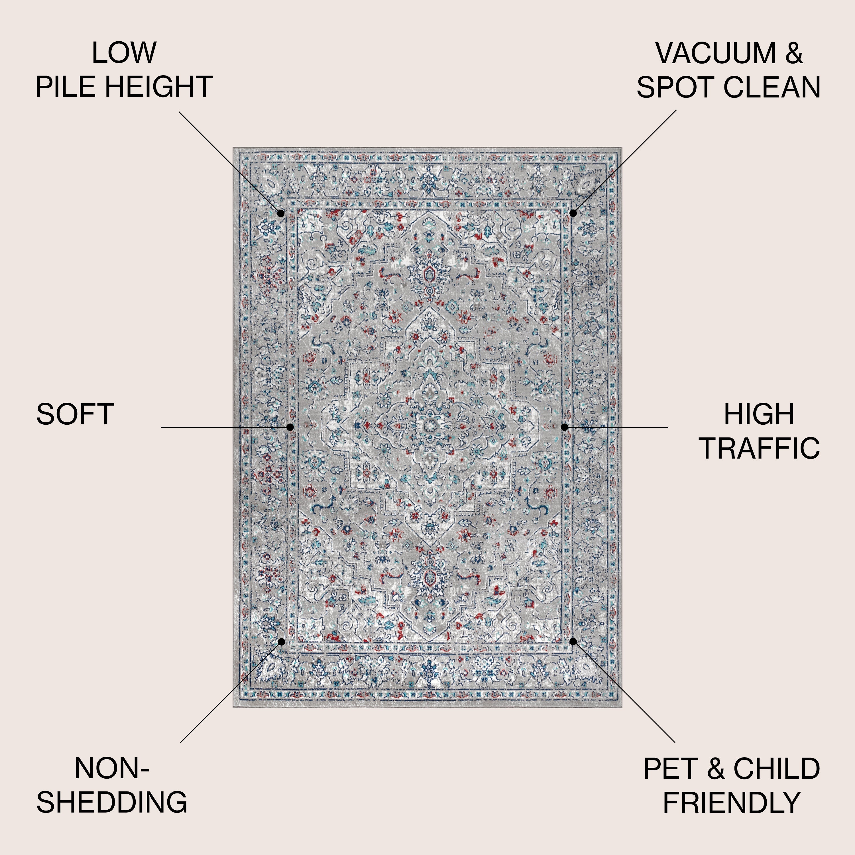 Modern Persian Vintage Medallion Runner Rug