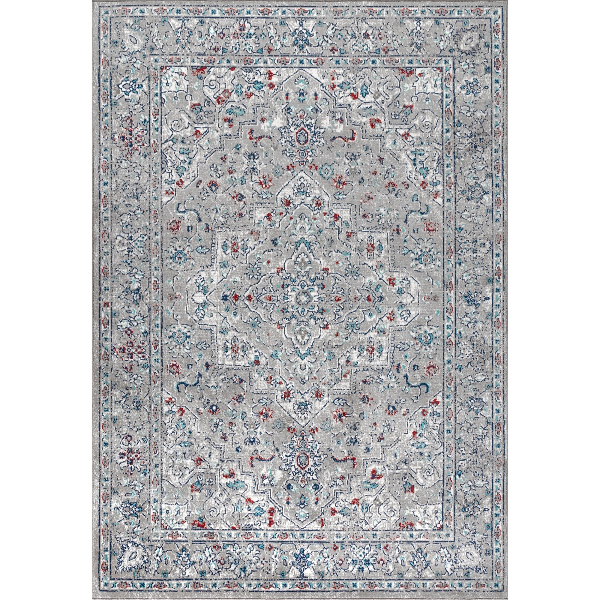 Modern Persian Vintage Medallion Runner Rug