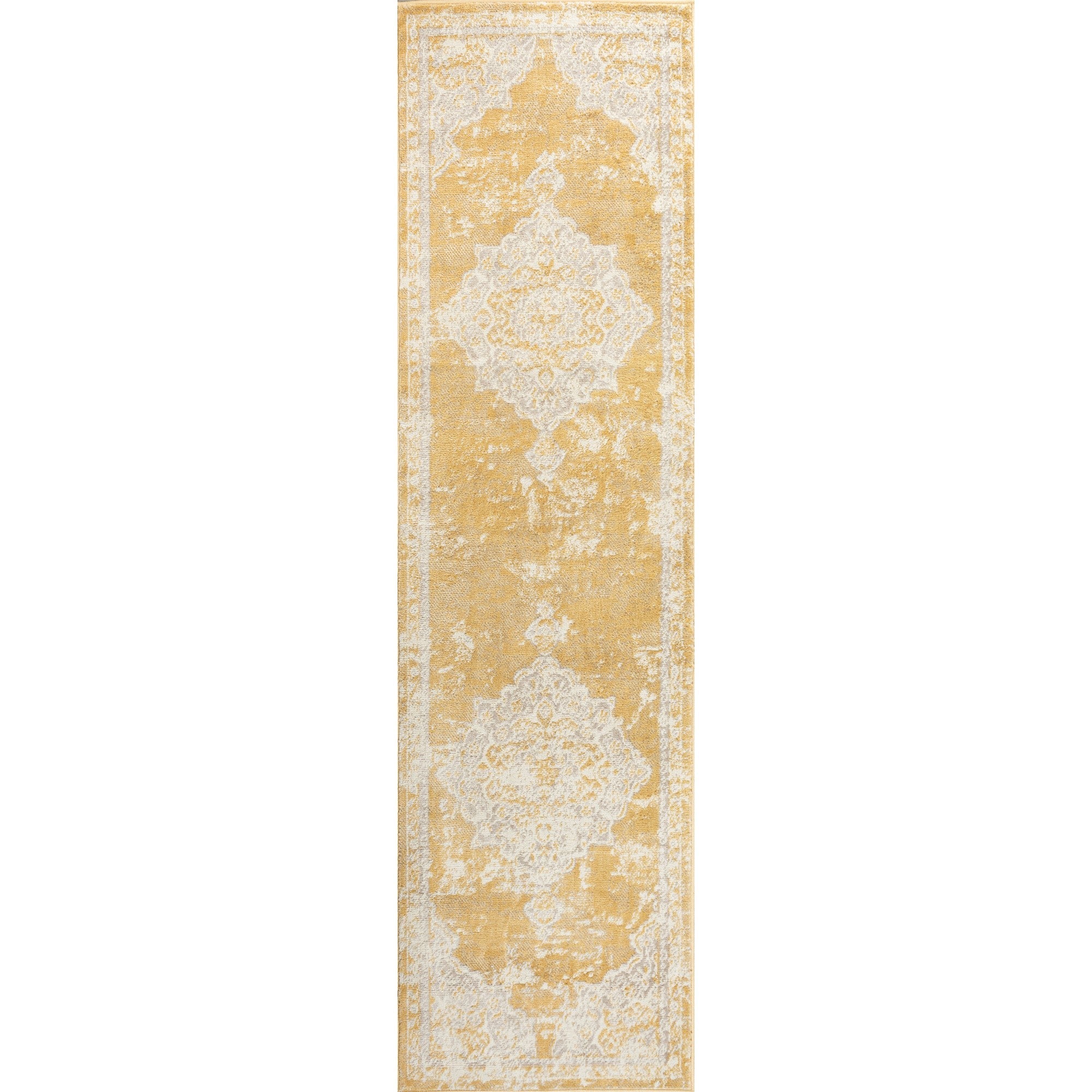 Alhambra Ornate Medallion Modern Runner Rug