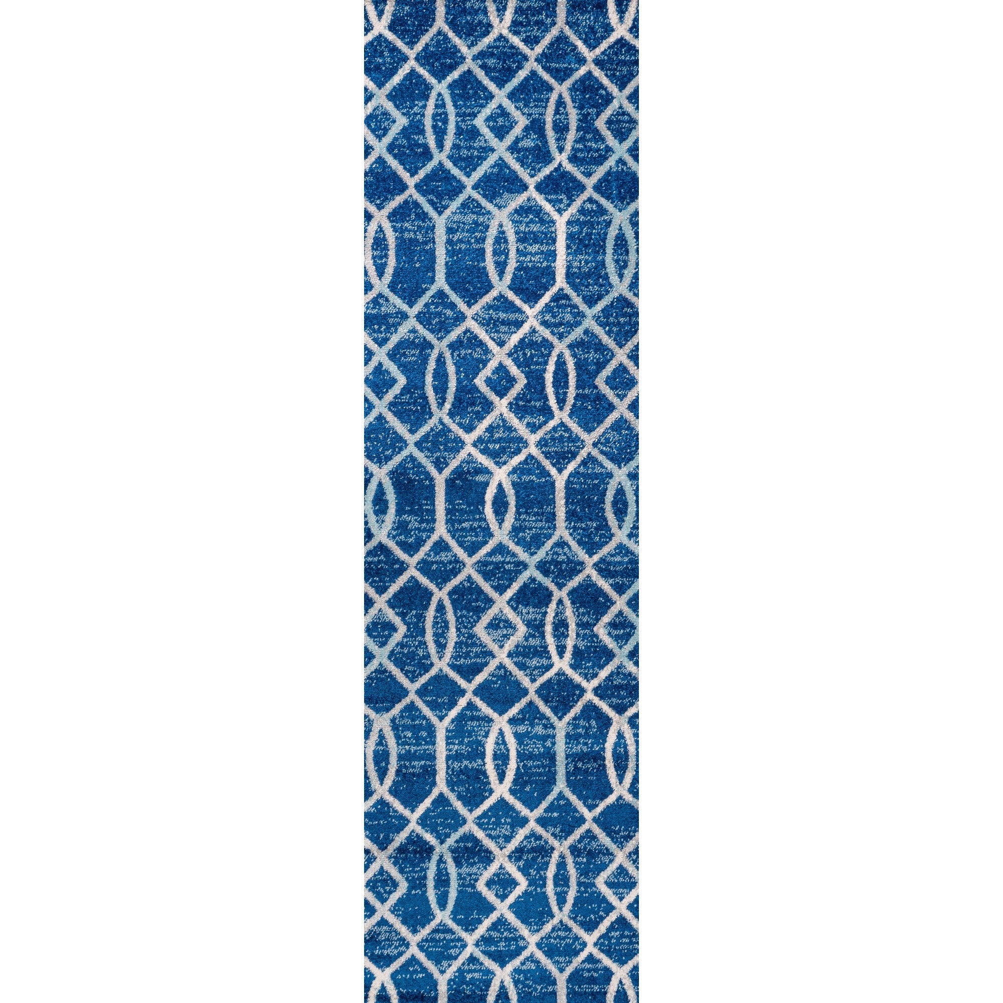 Asilah Ogee Fretwork Runner Rug