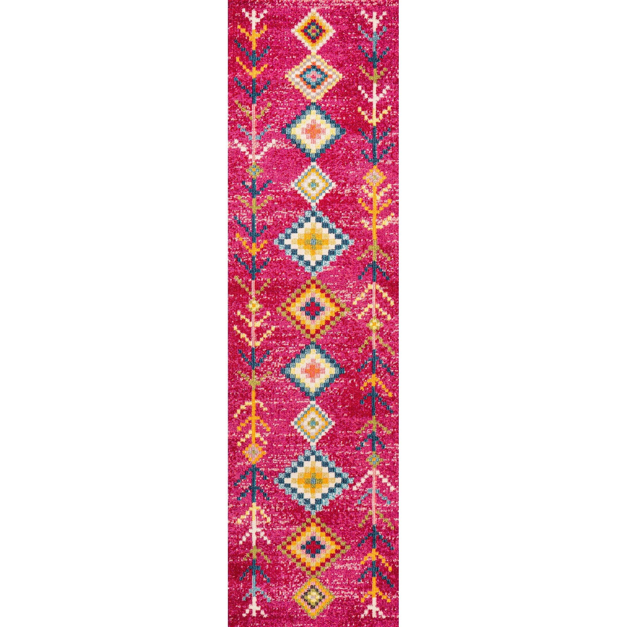 Tribal Love Geometric Runner Rug