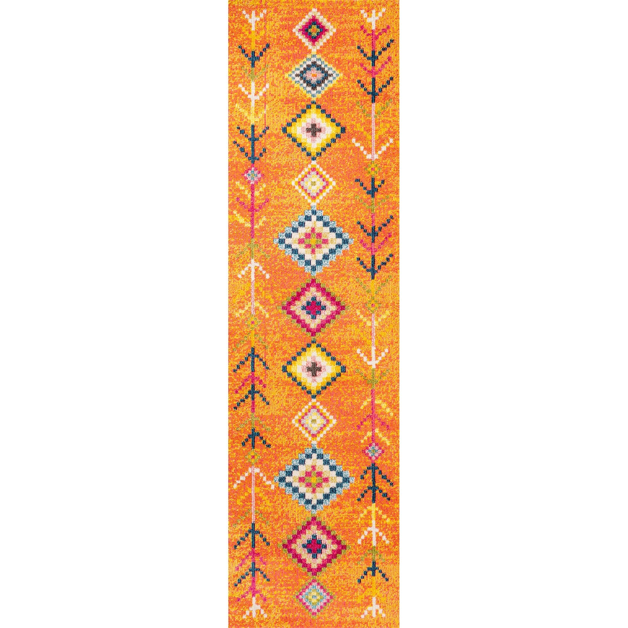 Tribal Love Geometric Runner Rug