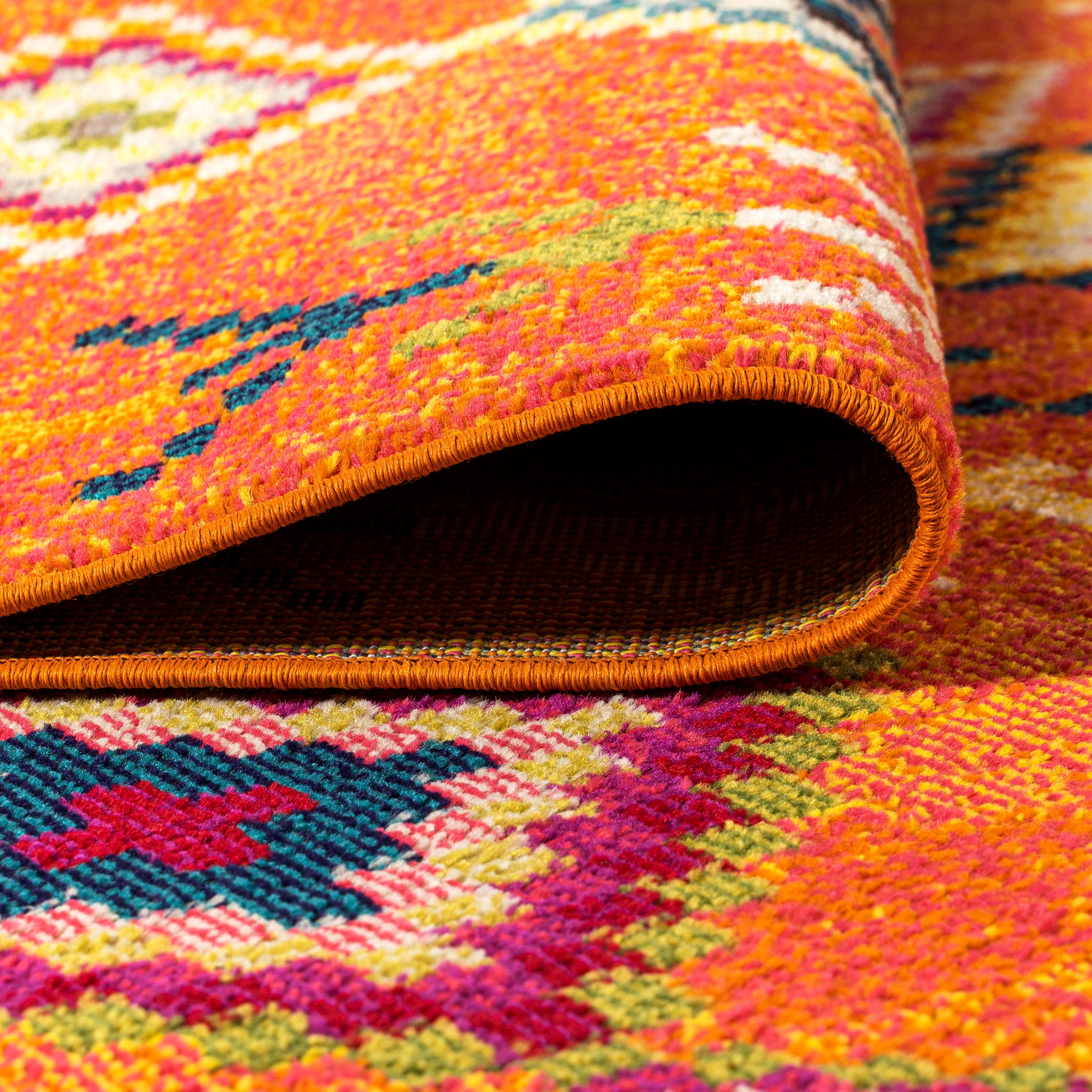 Tribal Love Geometric Runner Rug