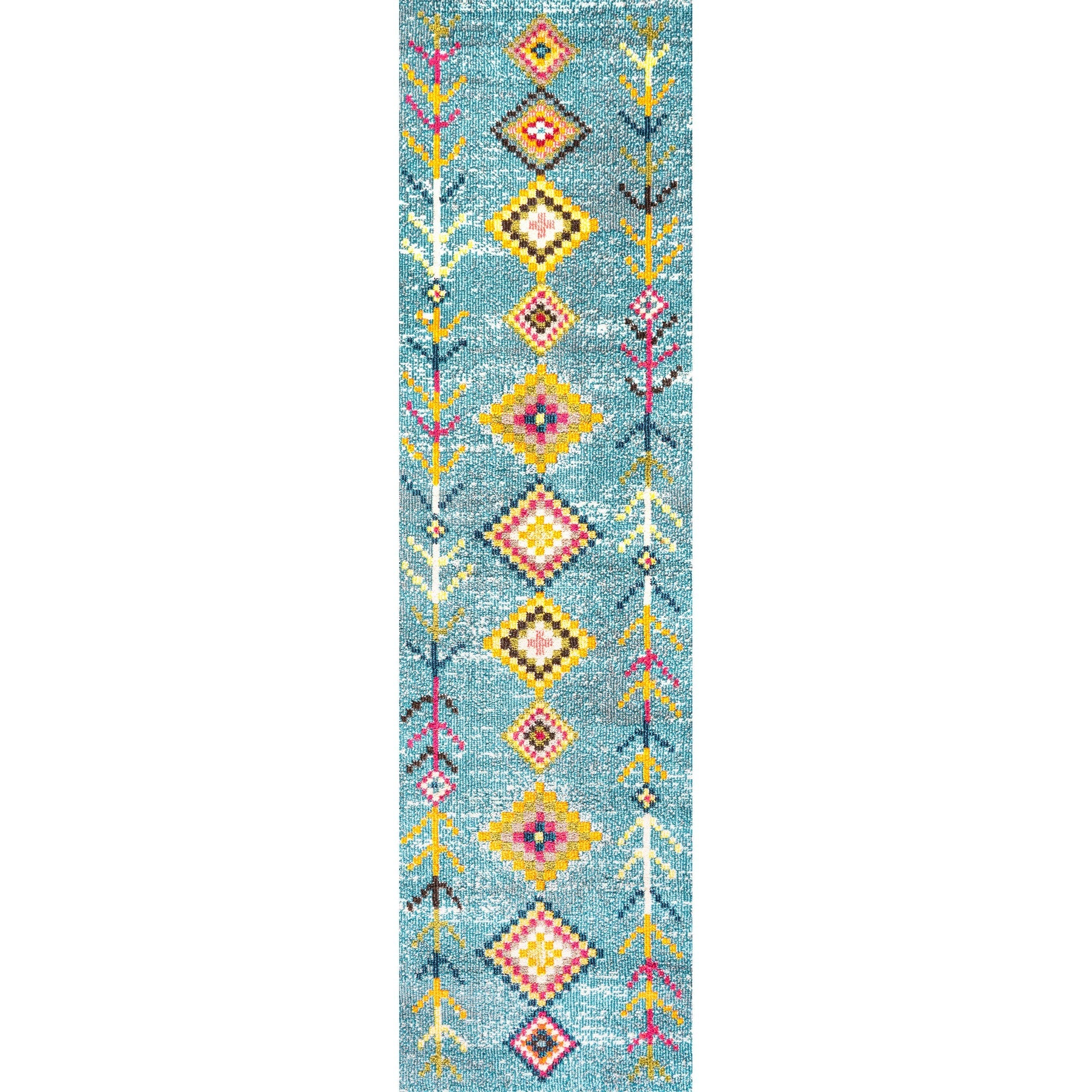 Tribal Love Geometric Runner Rug