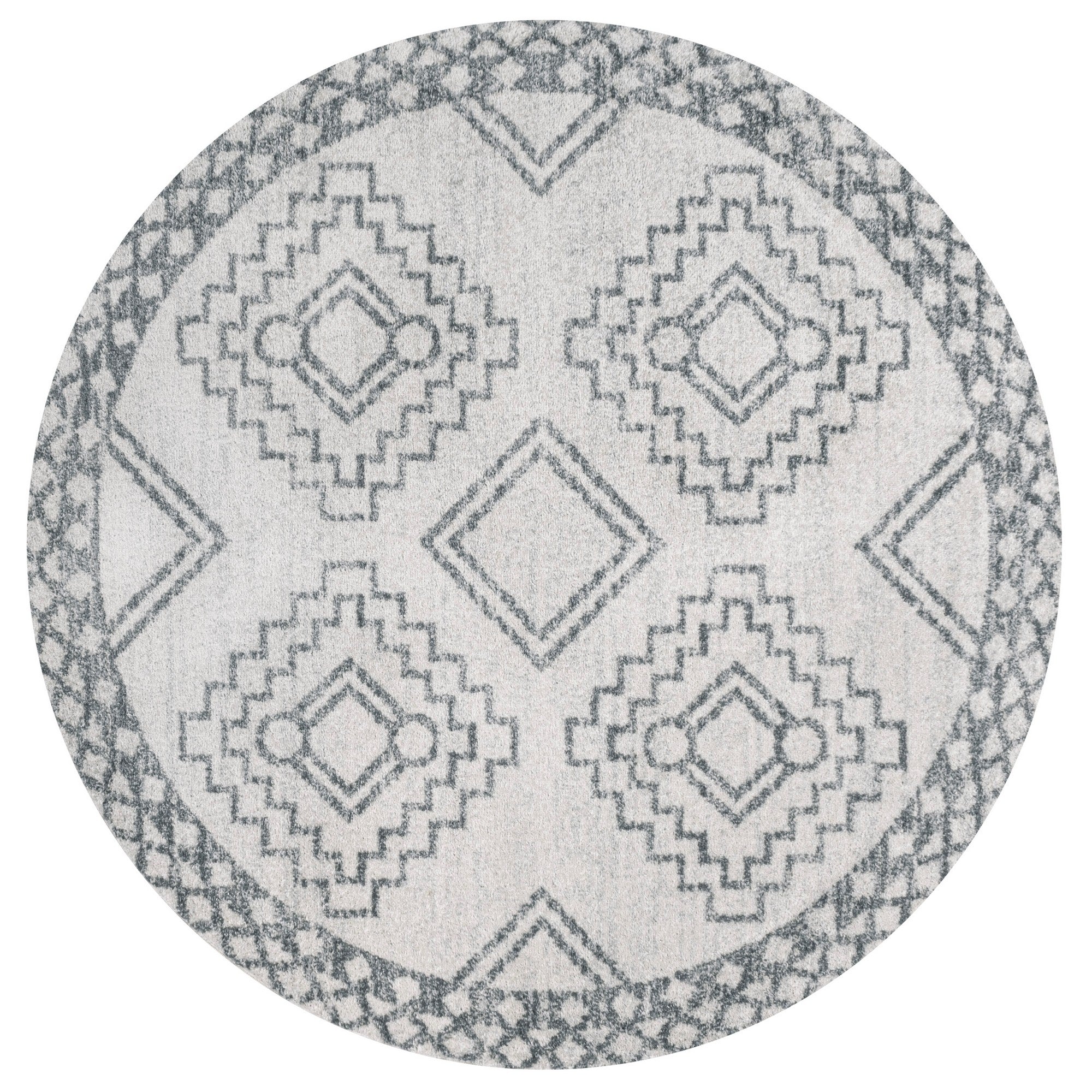 Amir Moroccan Beni Souk Round Area Rug