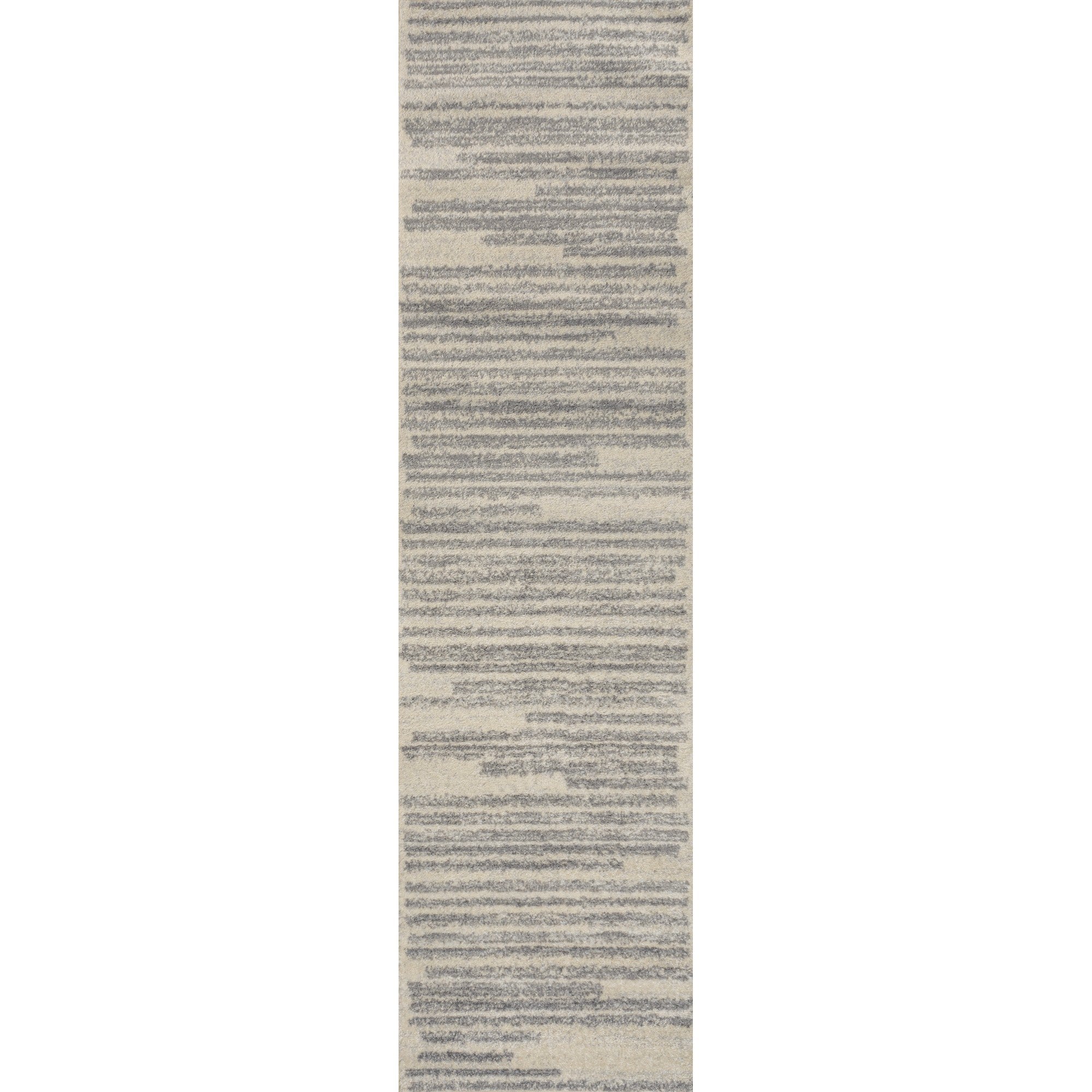 Khalil Modern Berber Stripe Runner Rug