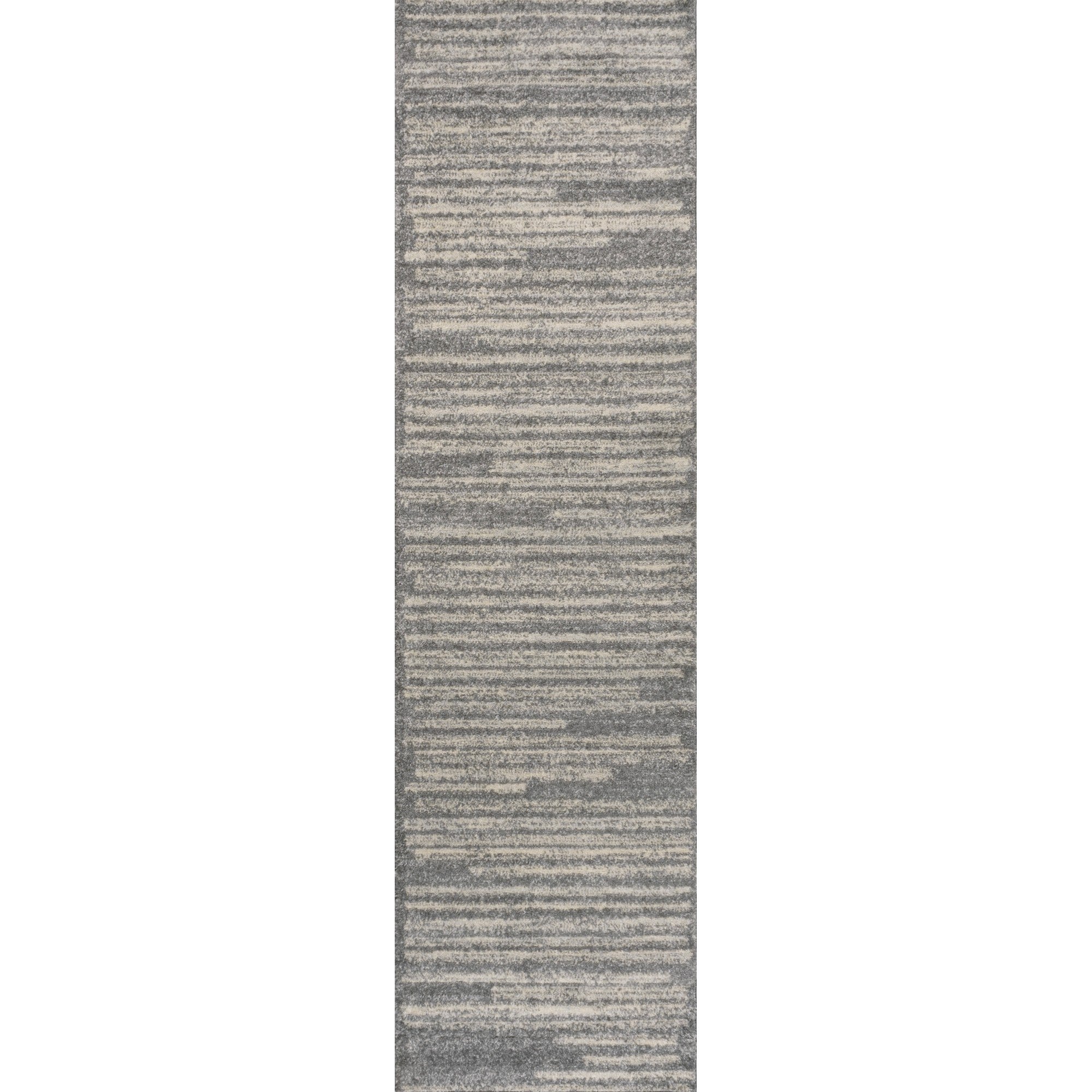 Khalil Modern Berber Stripe Runner Rug