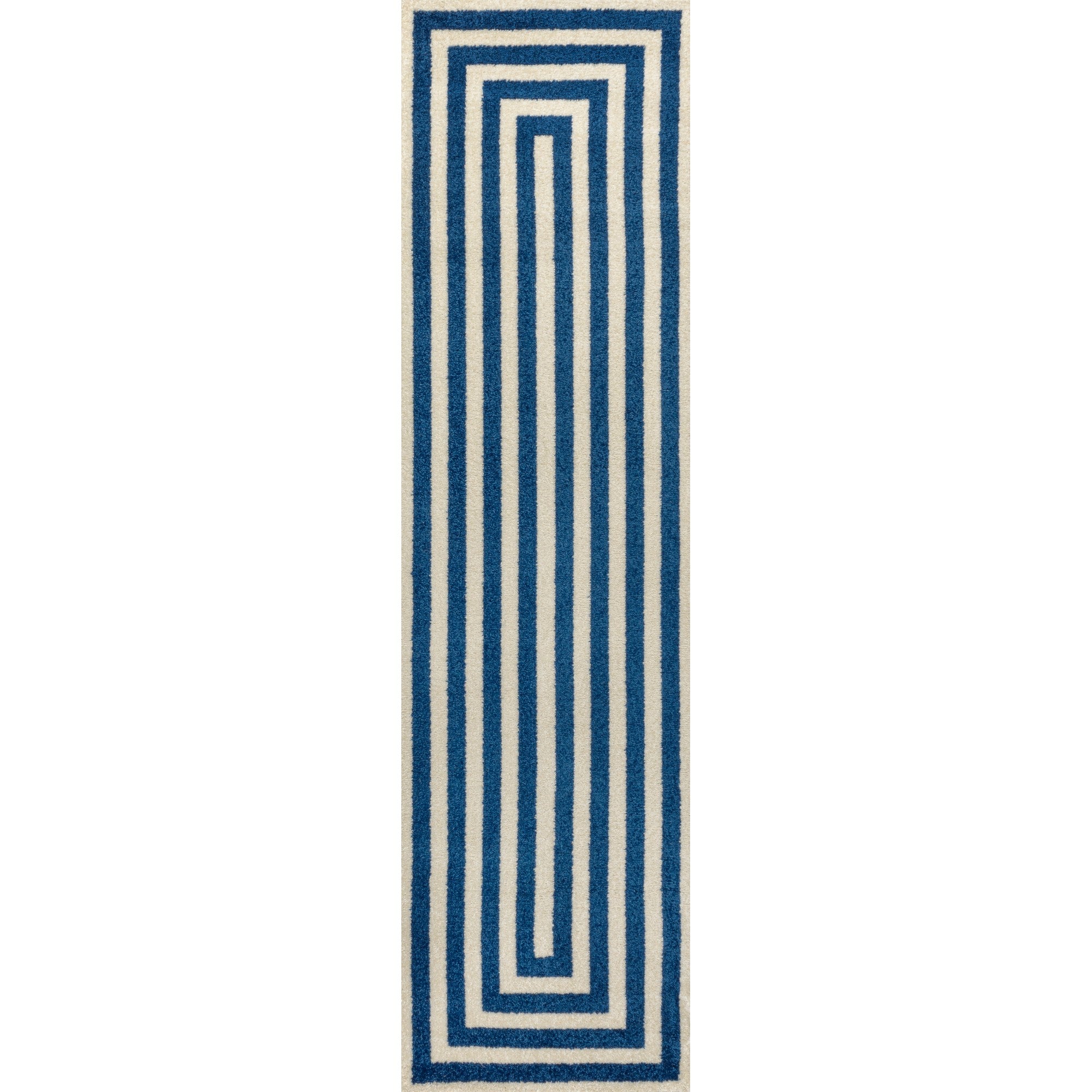 Bandol Modern Classic Mitre Stripe Runner Rug