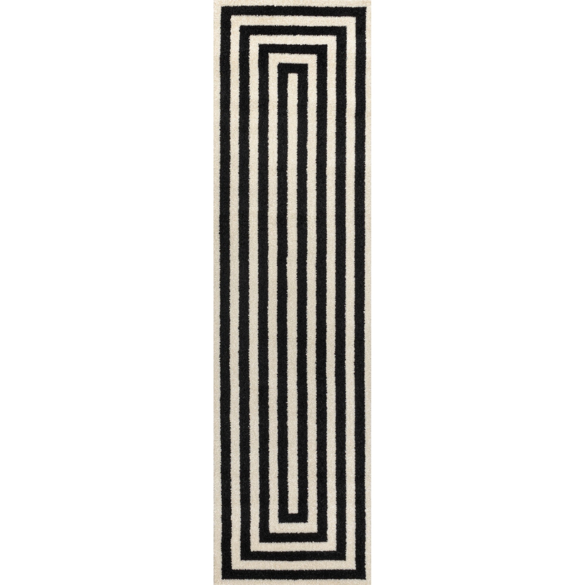 Bandol Modern Classic Mitre Stripe Runner Rug