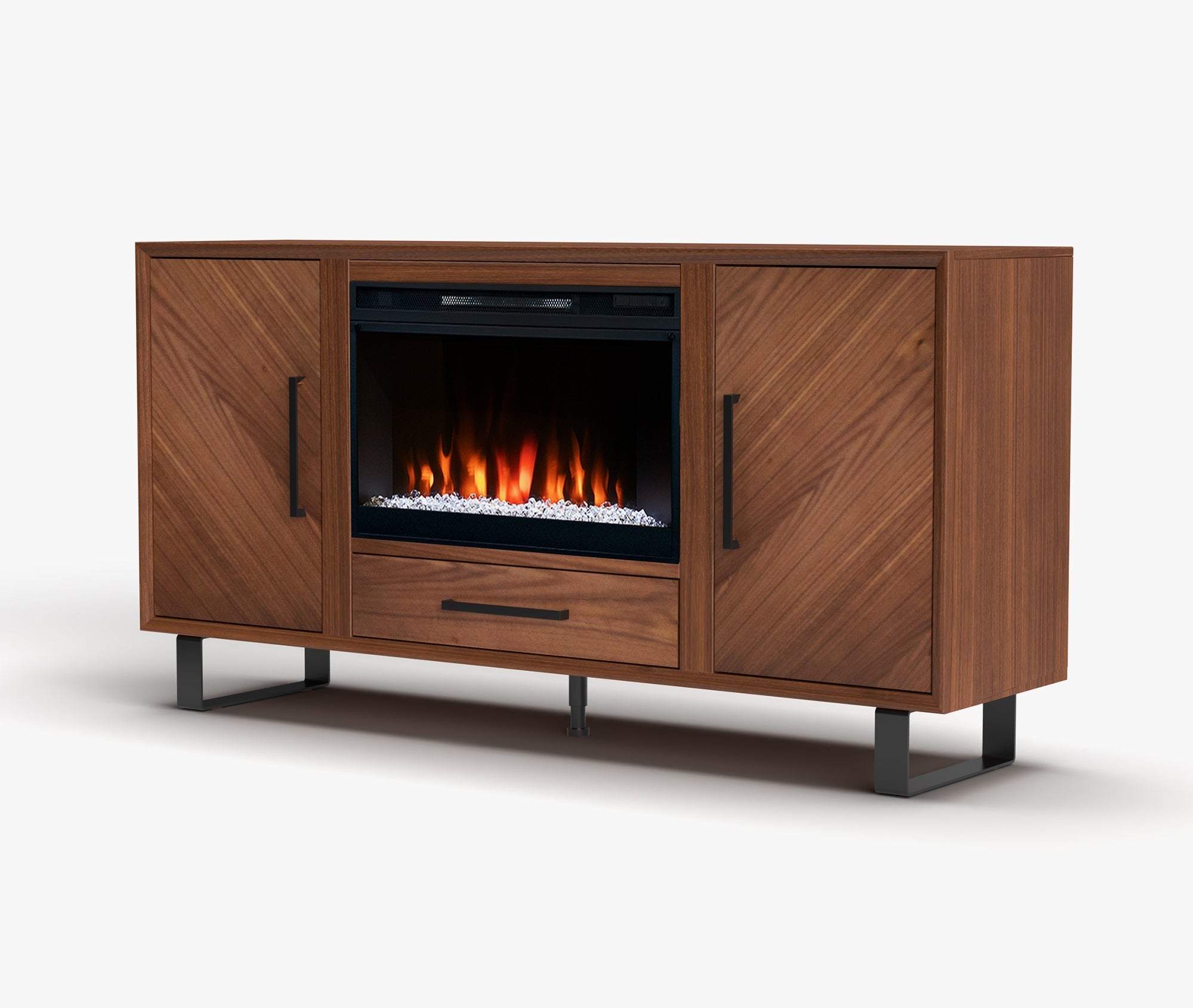 64" Hartley Fireplace TV Stand