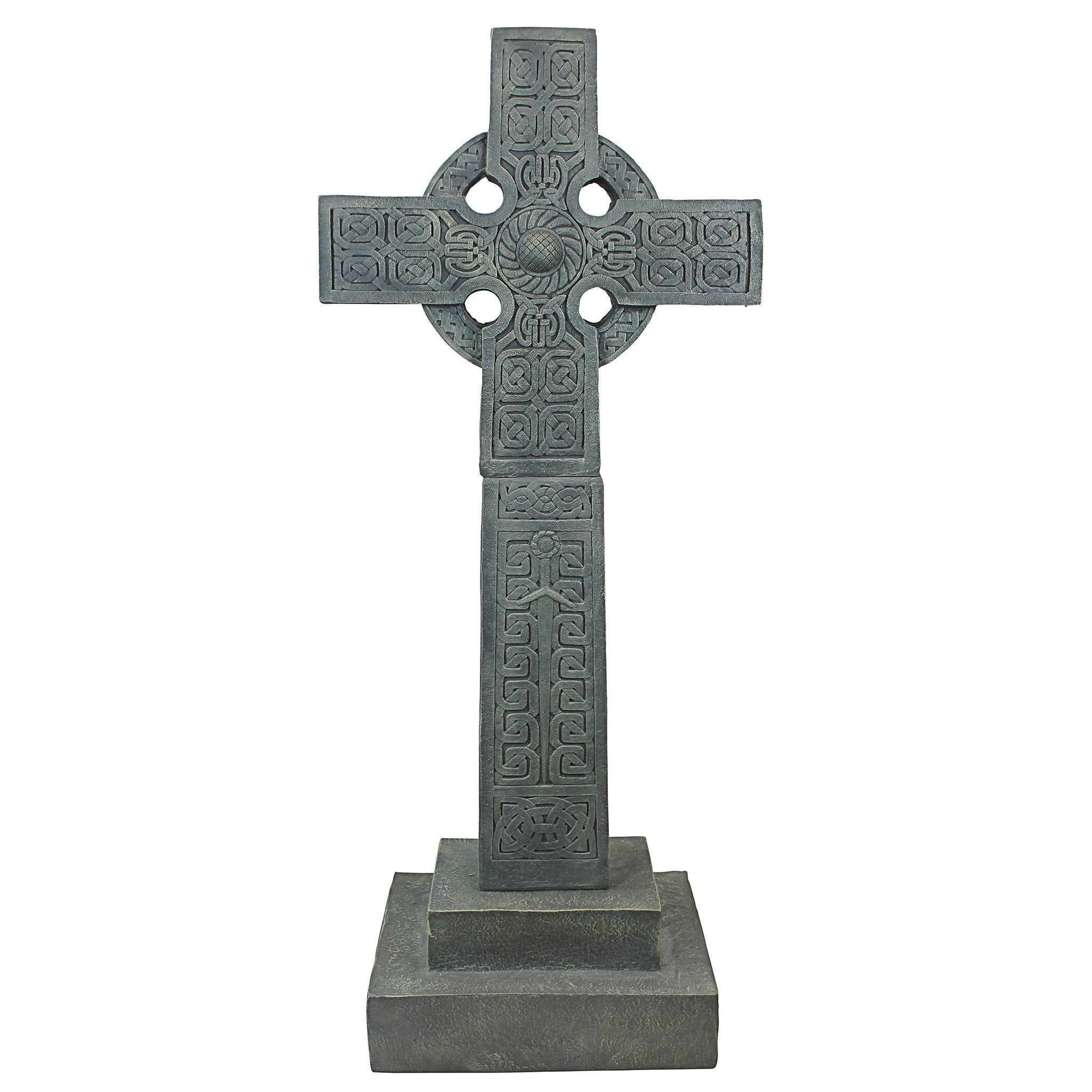 Full-Size Chisholm Highland Celtic Cross Statue